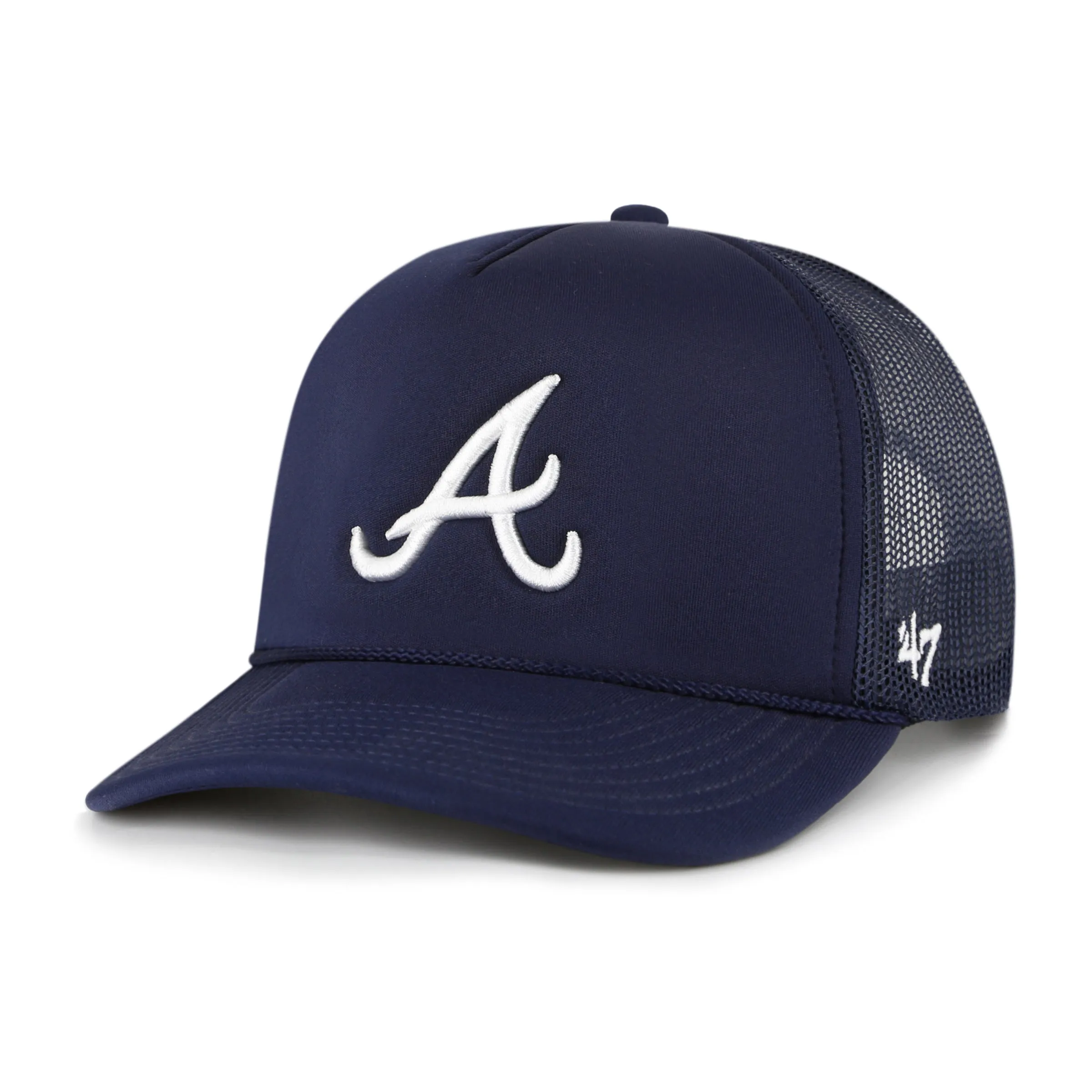 ATLANTA BRAVES FOAM FRONT MESH '47 TRUCKER sold by 47