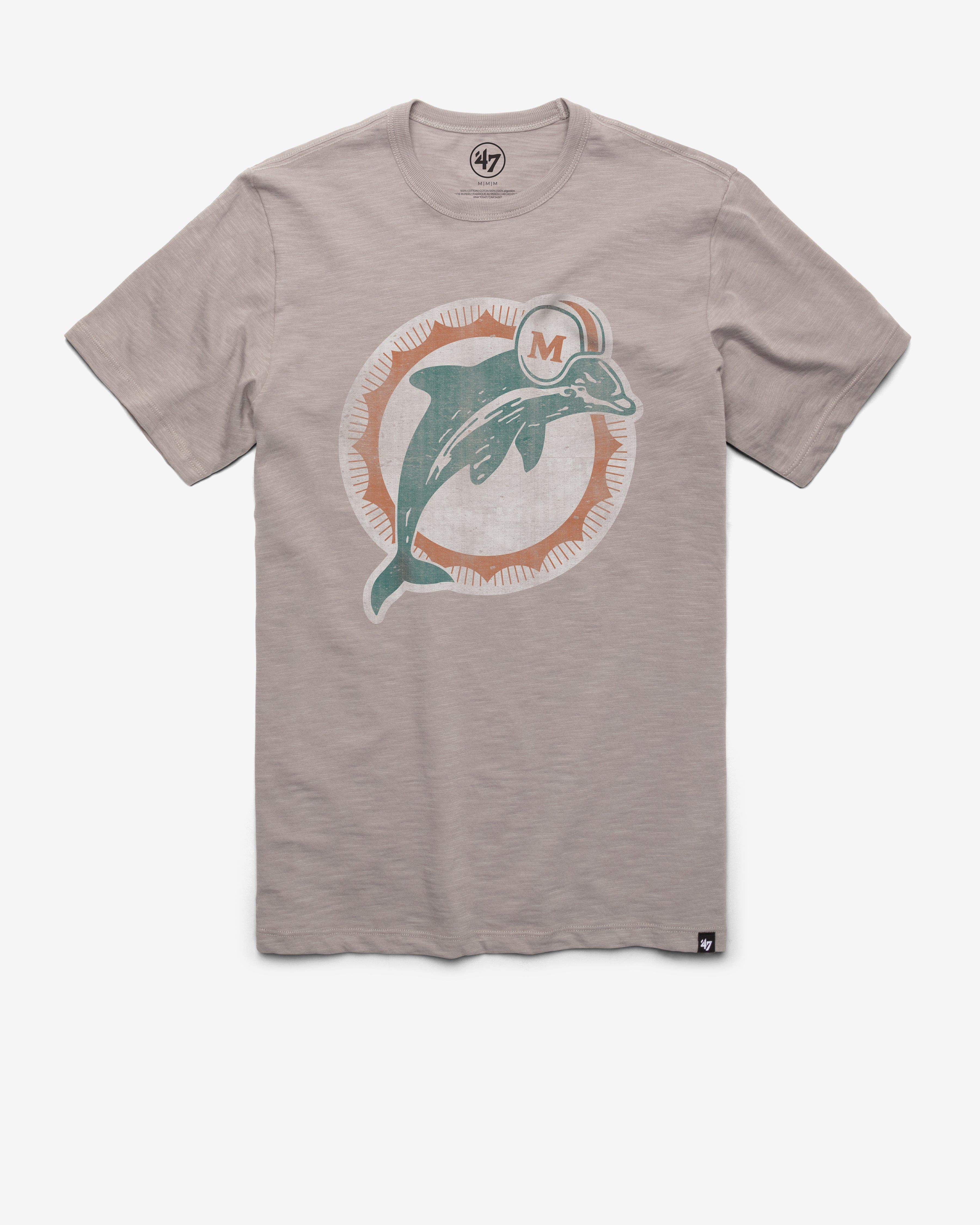 MIAMI DOLPHINS HISTORIC GRIT '47 SCRUM TEE sold by 47