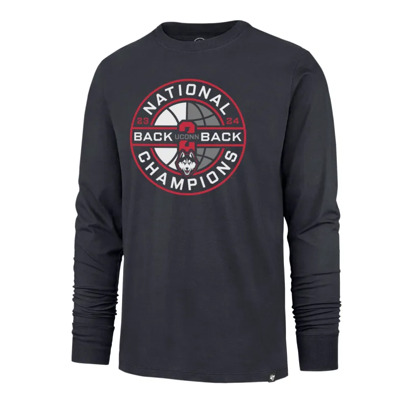 CONNECTICUT HUSKIES UCONN NCAA NATIONAL CHAMPIONS '47 FRANKLIN TEE sold by 47