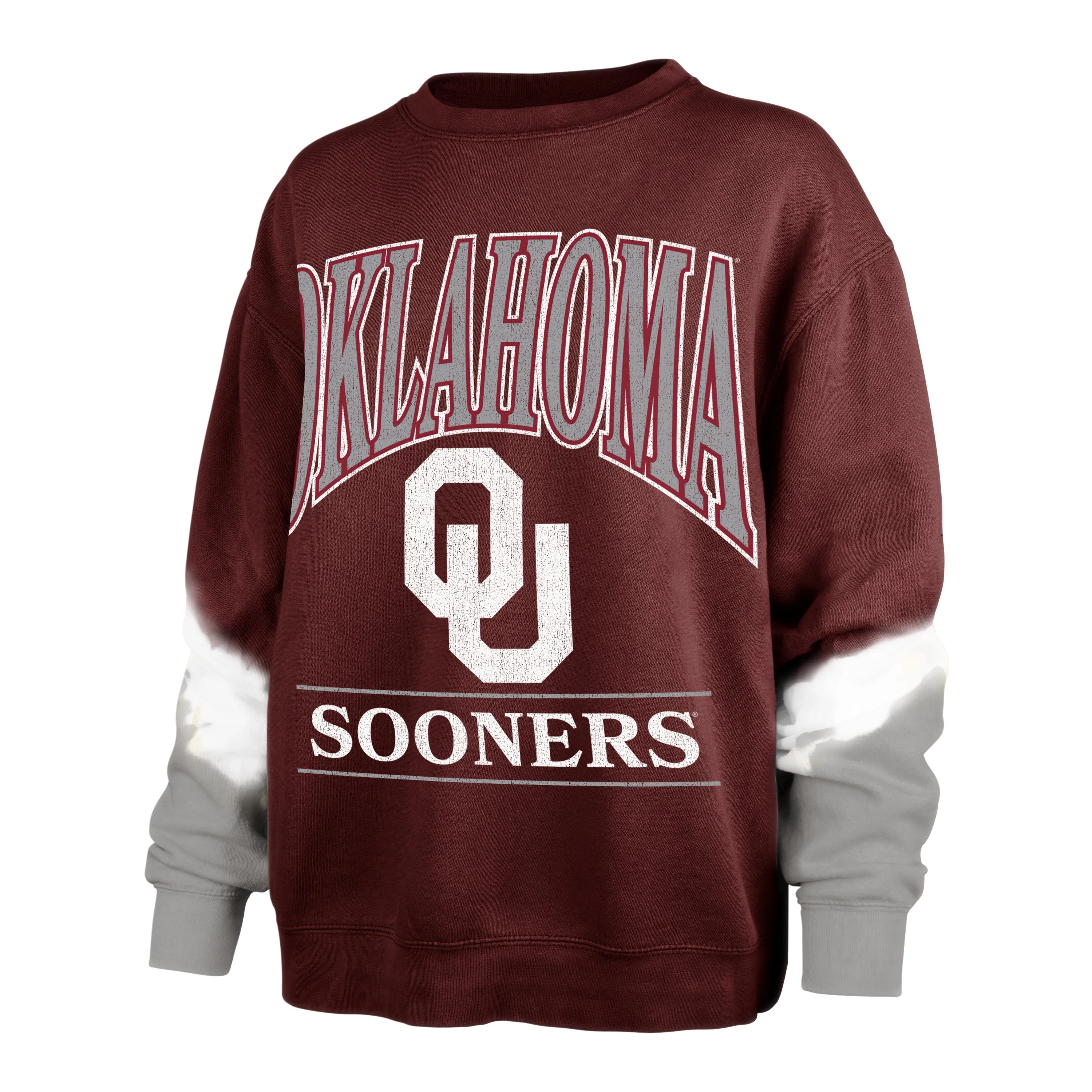 OKLAHOMA SOONERS SLEEVE DYE '47 BOYFRIEND CREW WOMENS sold by 47
