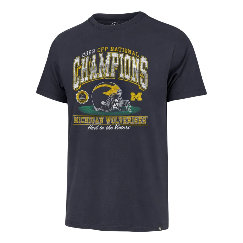 MICHIGAN WOLVERINES 2023 CFP NATIONAL CHAMPIONS '47 FRANKLIN TEE sold by 47