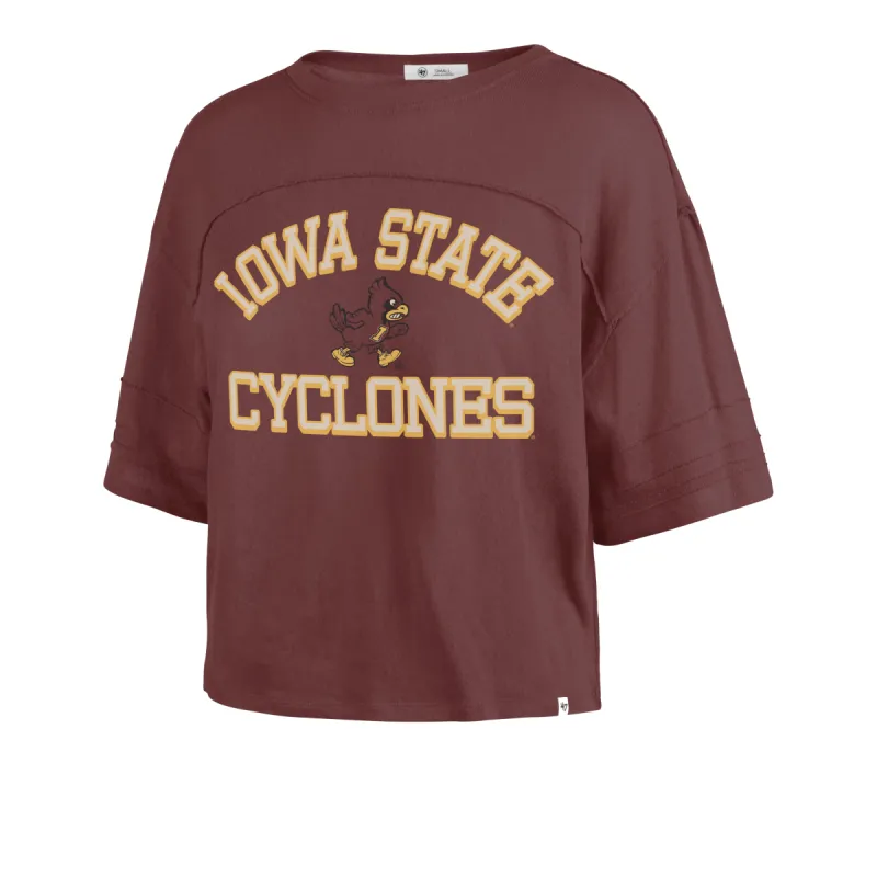 IOWA STATE CYCLONES VINTAGE HALF MOON '47 STEVIE CROP TEE WOMENS sold by 47