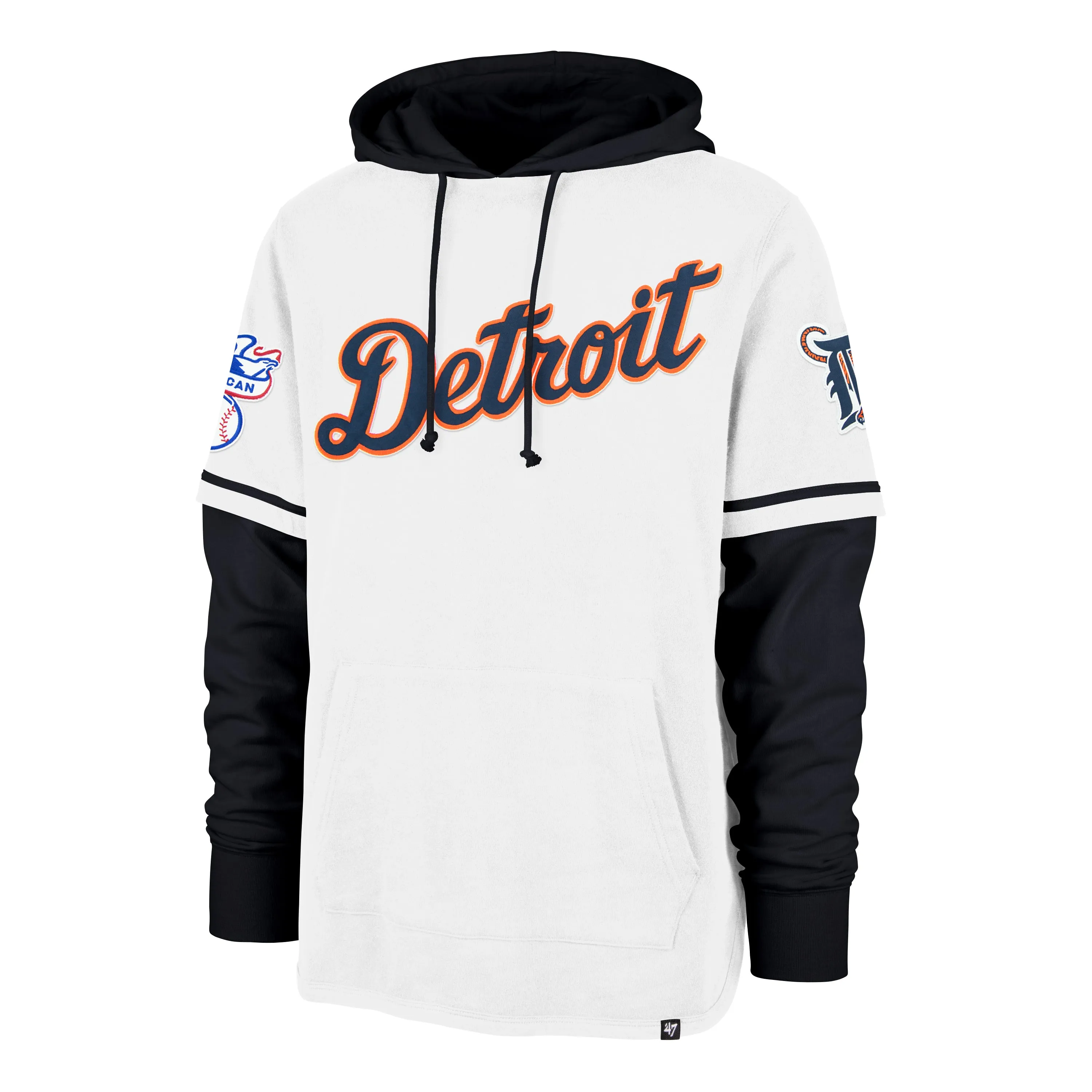 DETROIT TIGERS COOPERSTOWN TRIFECTA '47 SHORTSTOP PULLOVER HOOD sold by 47