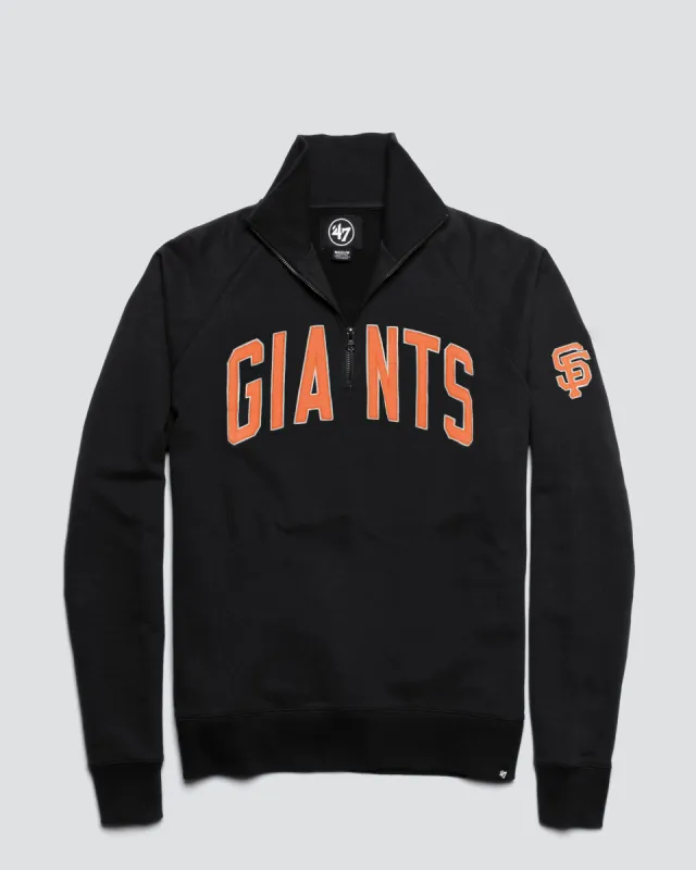 SAN FRANCISCO GIANTS BANKS '47 HARRIS SCRIMMAGE 1/4 ZIP sold by 47
