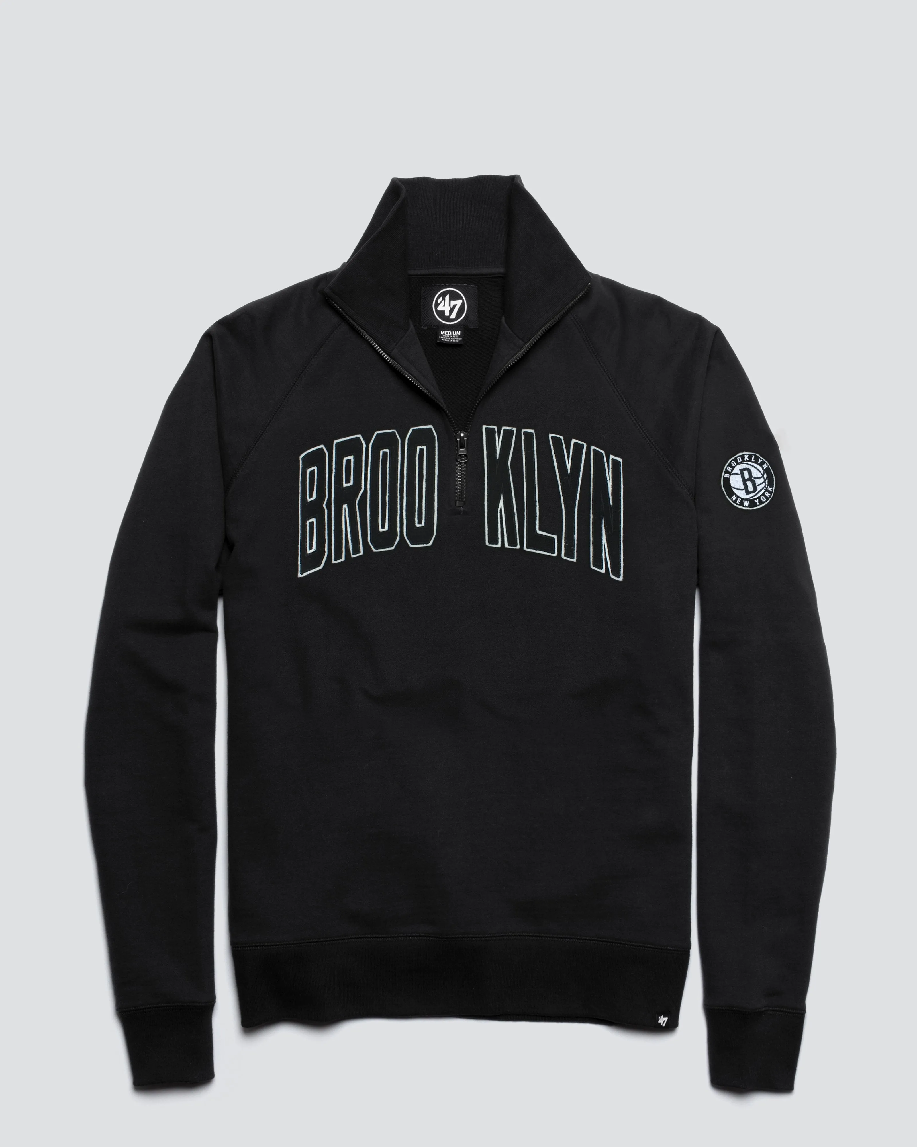 BROOKLYN NETS BANKS '47 HARRIS SCRIMMAGE 1/4 ZIP sold by 47