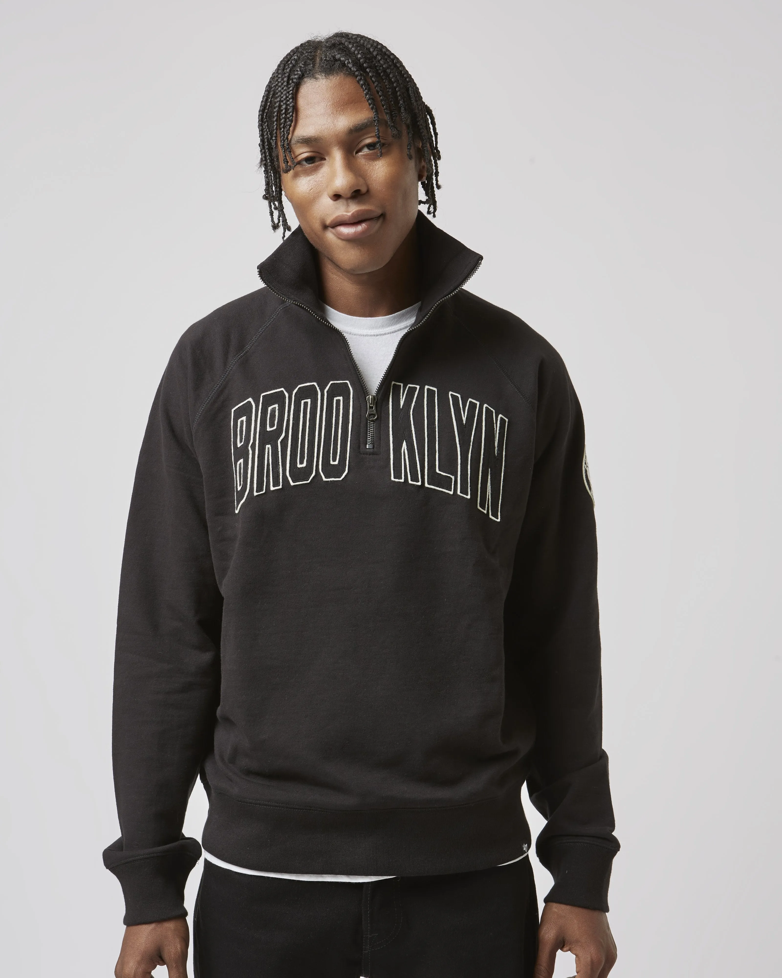 BROOKLYN NETS BANKS '47 HARRIS SCRIMMAGE 1/4 ZIP sold by 47 product image thumbnail 3