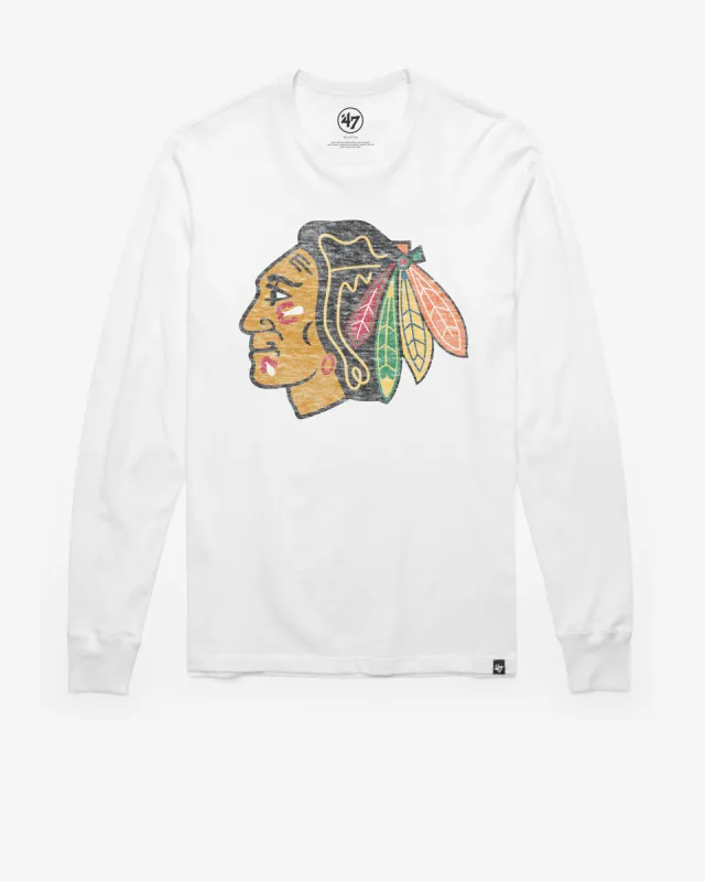CHICAGO BLACKHAWKS PREMIER '47 FRANKLIN LONG SLEEVE TEE sold by 47