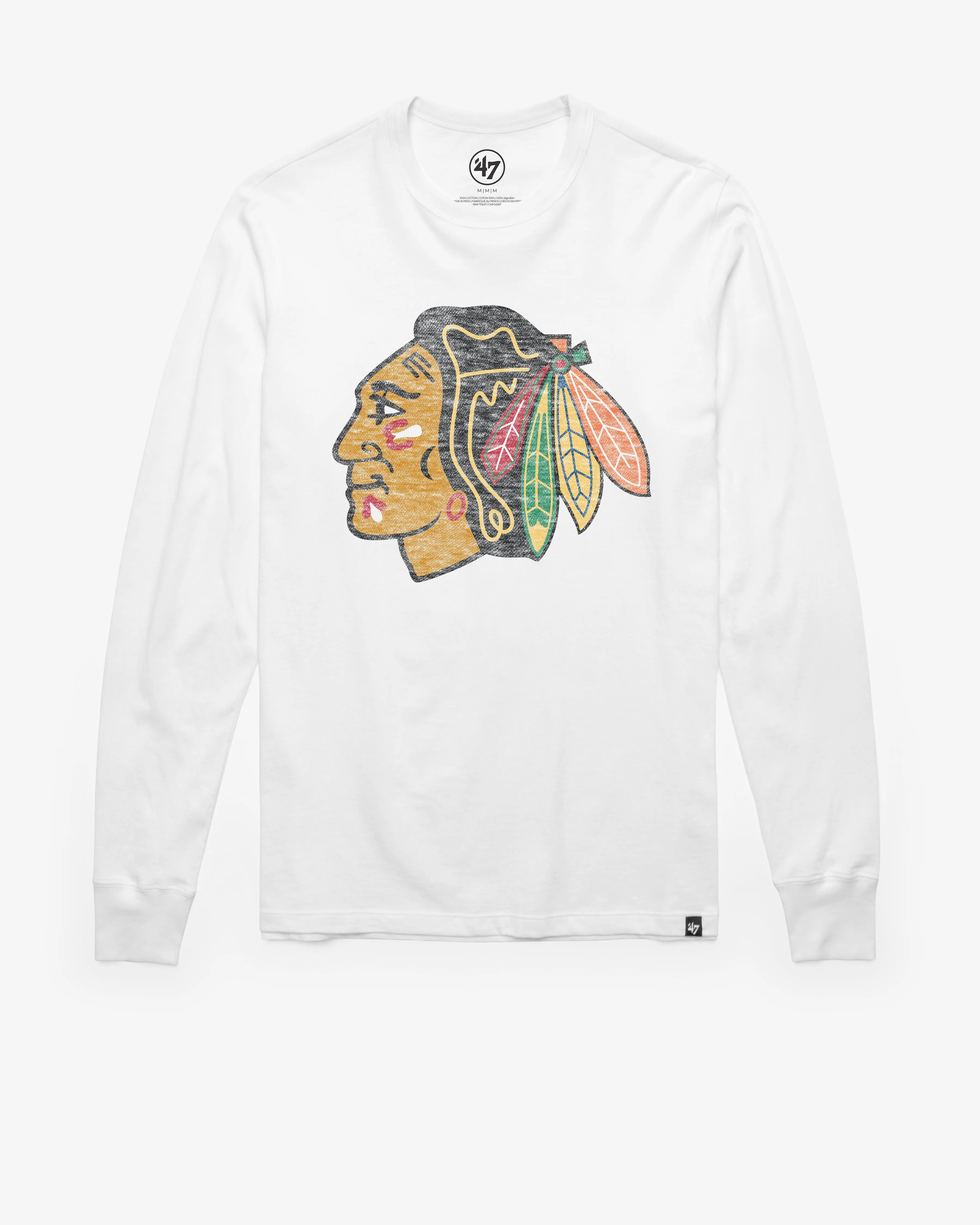 CHICAGO BLACKHAWKS PREMIER '47 FRANKLIN LONG SLEEVE TEE sold by 47