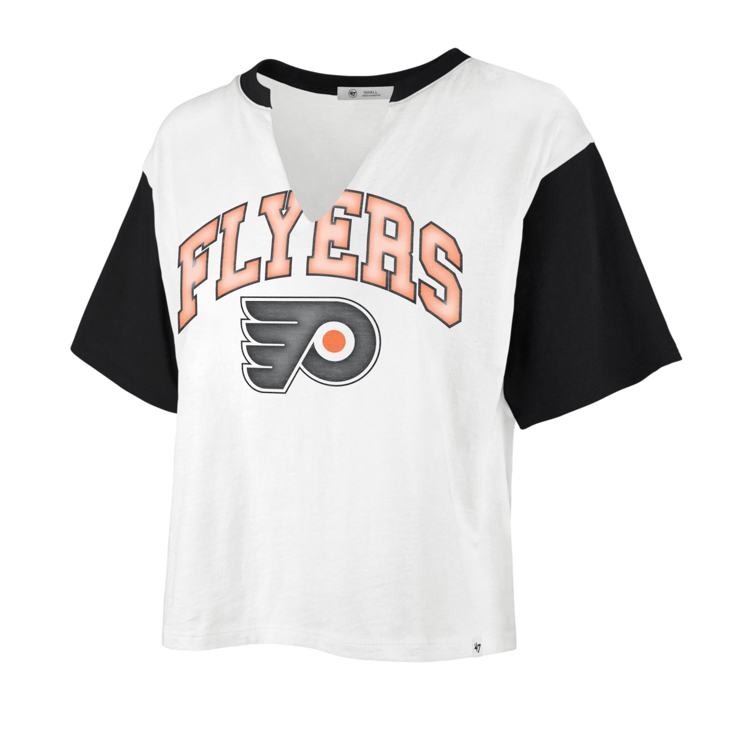 PHILADELPHIA FLYERS SKY ARCH DOLLY CROP TEE WOMENS sold by 47