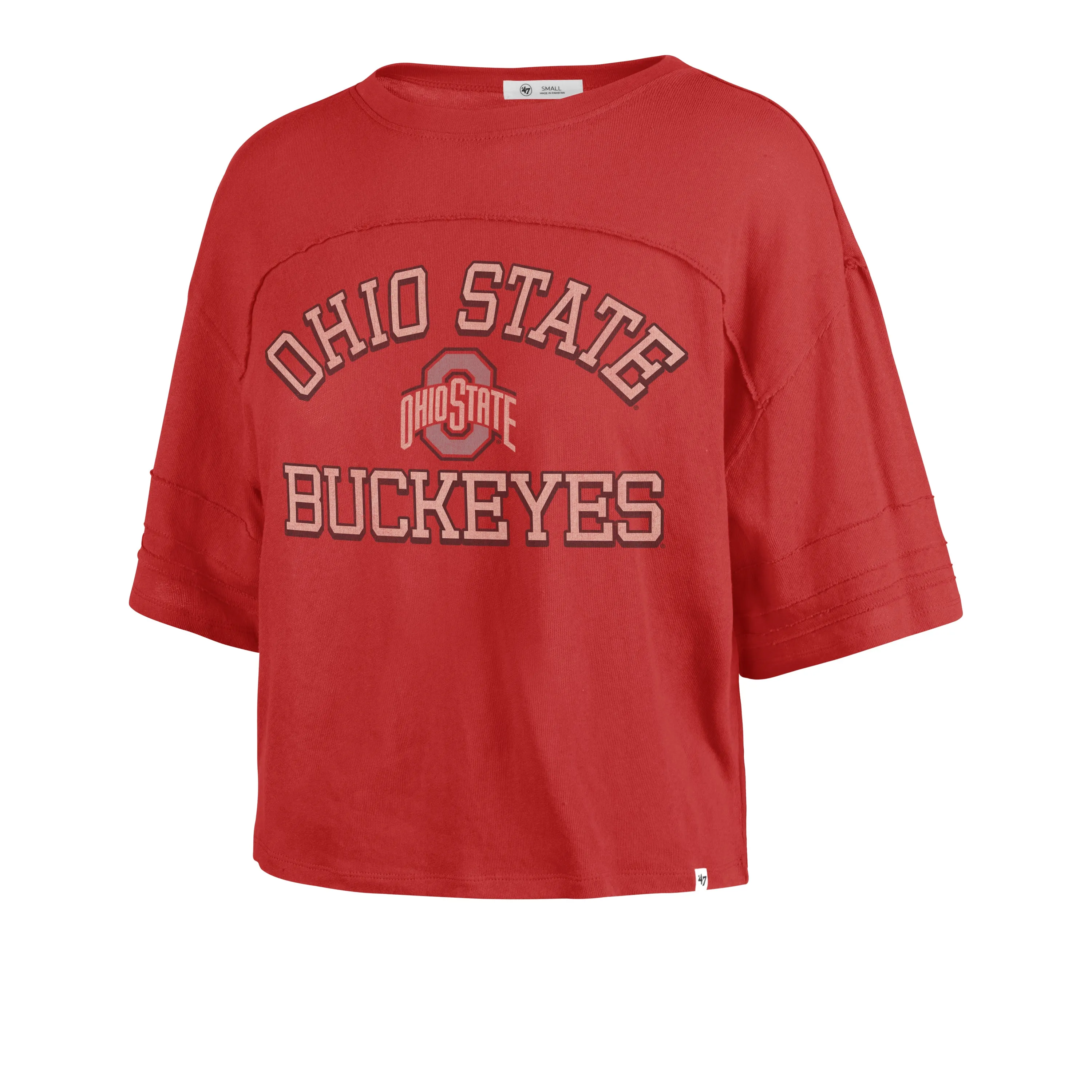 OHIO STATE BUCKEYES HALF MOON '47 STEVIE CROP TEE WOMENS sold by 47