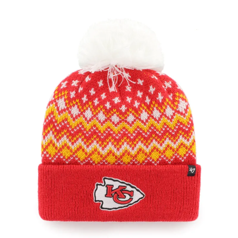 KANSAS CITY CHIEFS ELSA '47 CUFF KNIT WOMENS sold by 47
