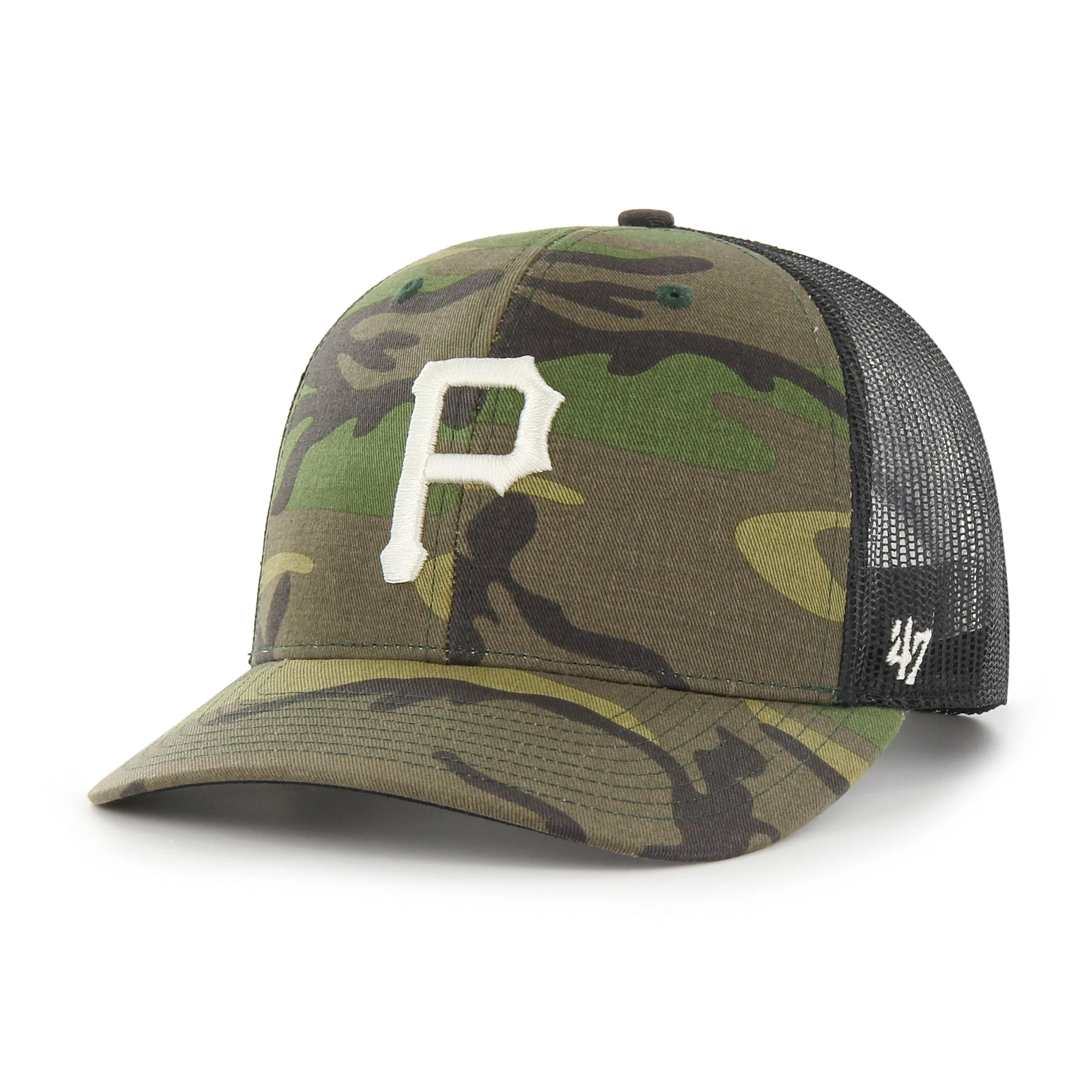 PITTSBURGH PIRATES CAMO '47 TRUCKER sold by 47