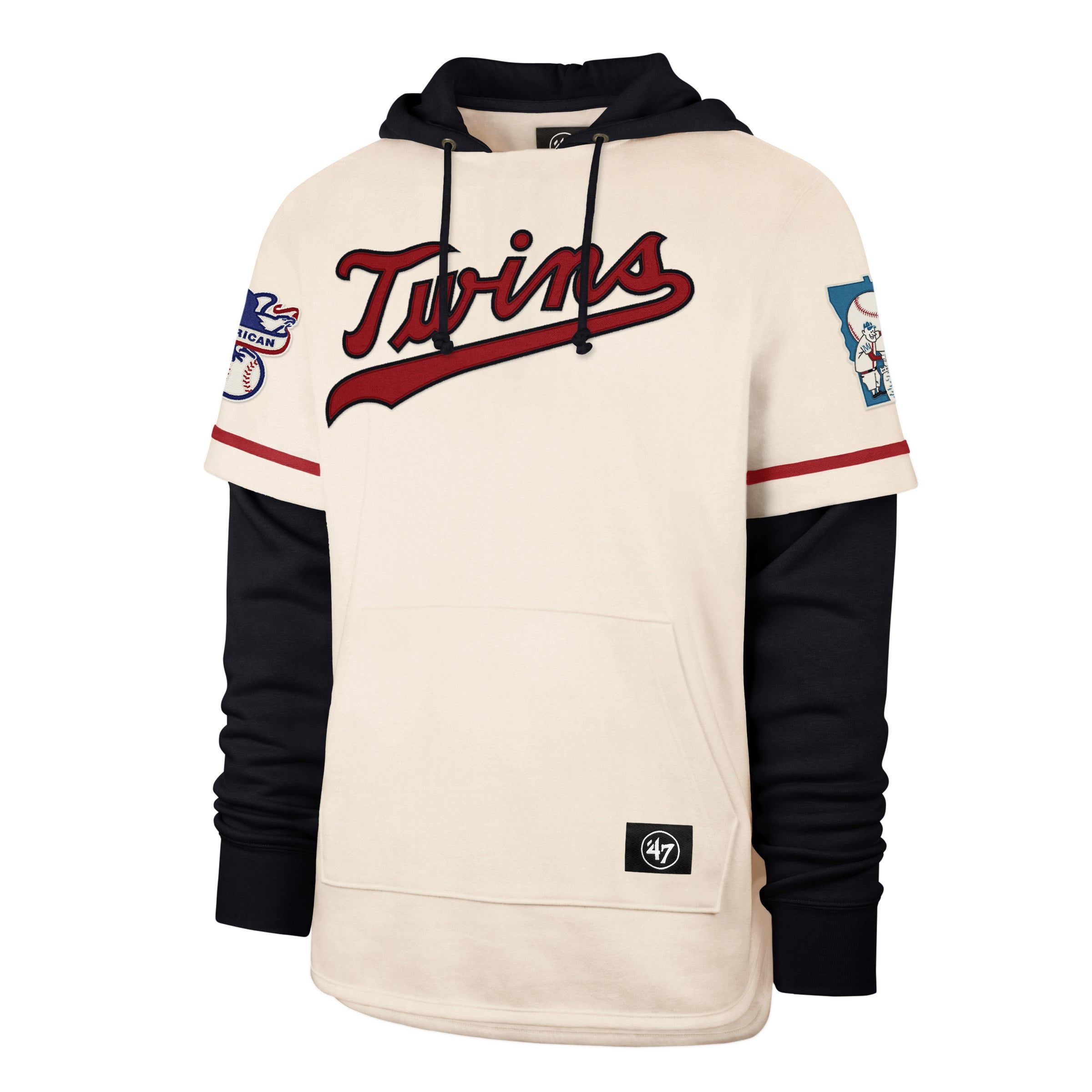 MINNESOTA TWINS COOPERSTOWN TRIFECTA '47 SHORTSTOP PULLOVER HOOD sold by 47
