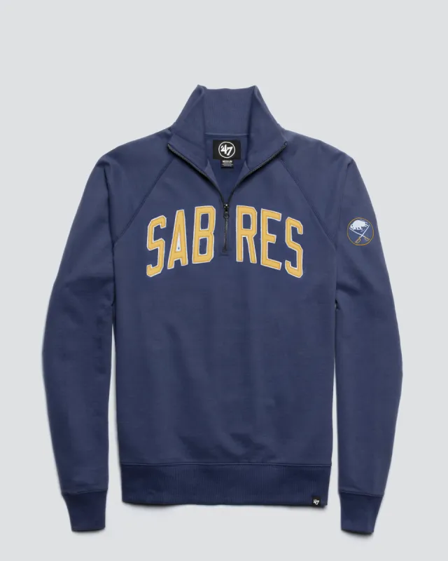 BUFFALO SABRES BANKS '47 HARRIS SCRIMMAGE 1/4 ZIP sold by 47