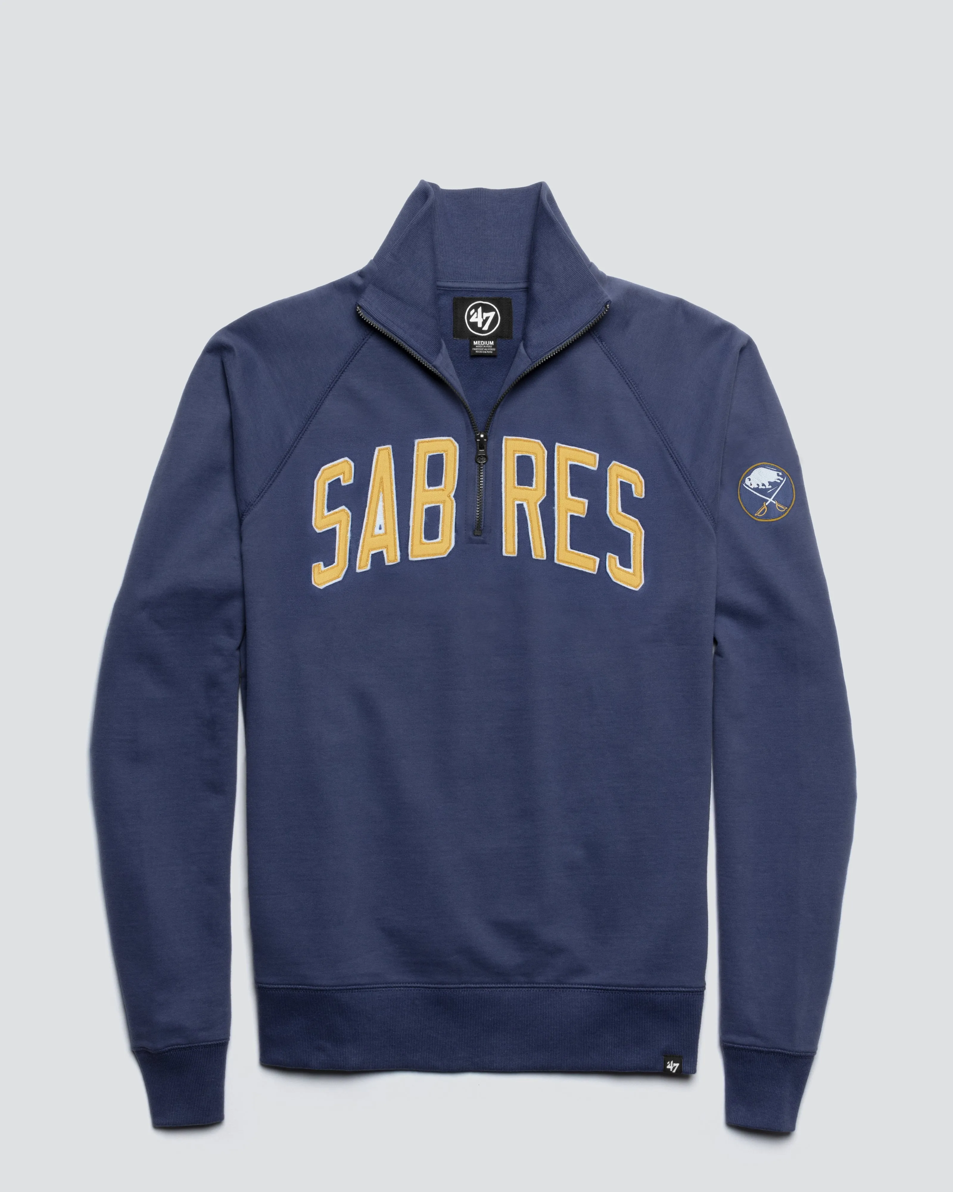 BUFFALO SABRES BANKS '47 HARRIS SCRIMMAGE 1/4 ZIP sold by 47