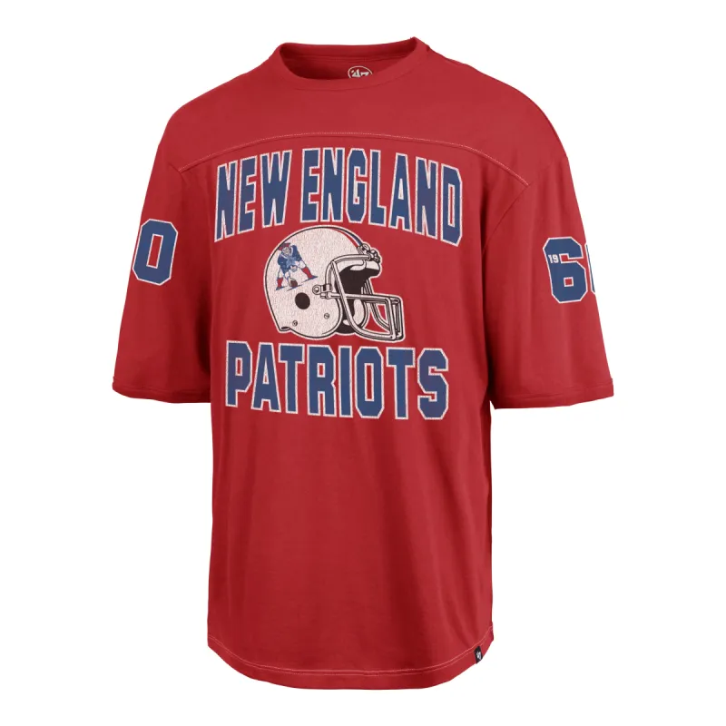 NEW ENGLAND PATRIOTS HISTORIC GRIDIRON RUSH '47 BRIGHTON TEE made by 47