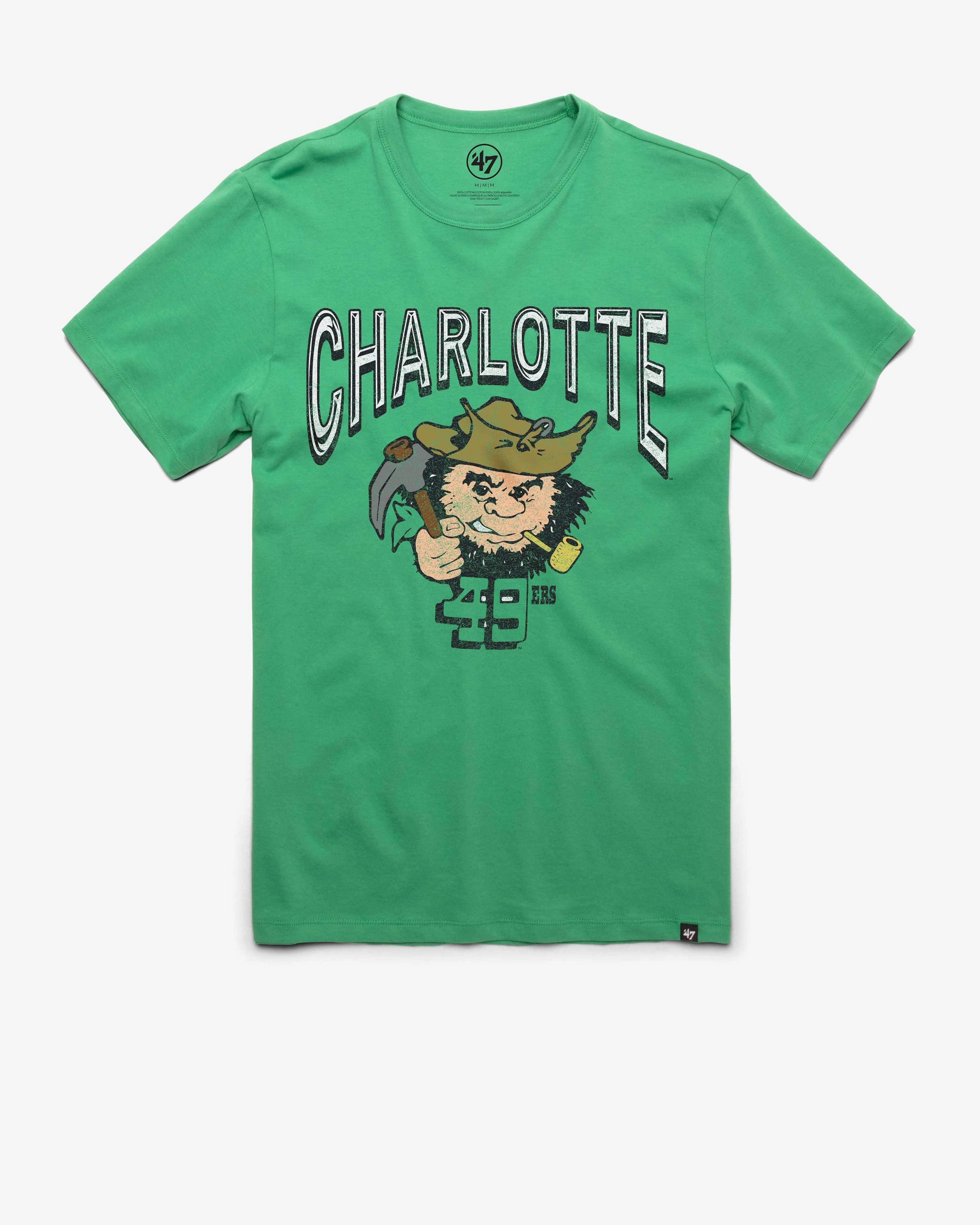 NORTH CAROLINA AT CHARLOTTE 49ERS VINTAGE FAN OUT '47 FRANKLIN TEE sold by 47