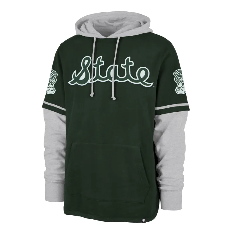 MICHIGAN STATE SPARTANS VINTAGE TRIFECTA '47 SHORTSTOP PULLOVER HOOD sold by 47