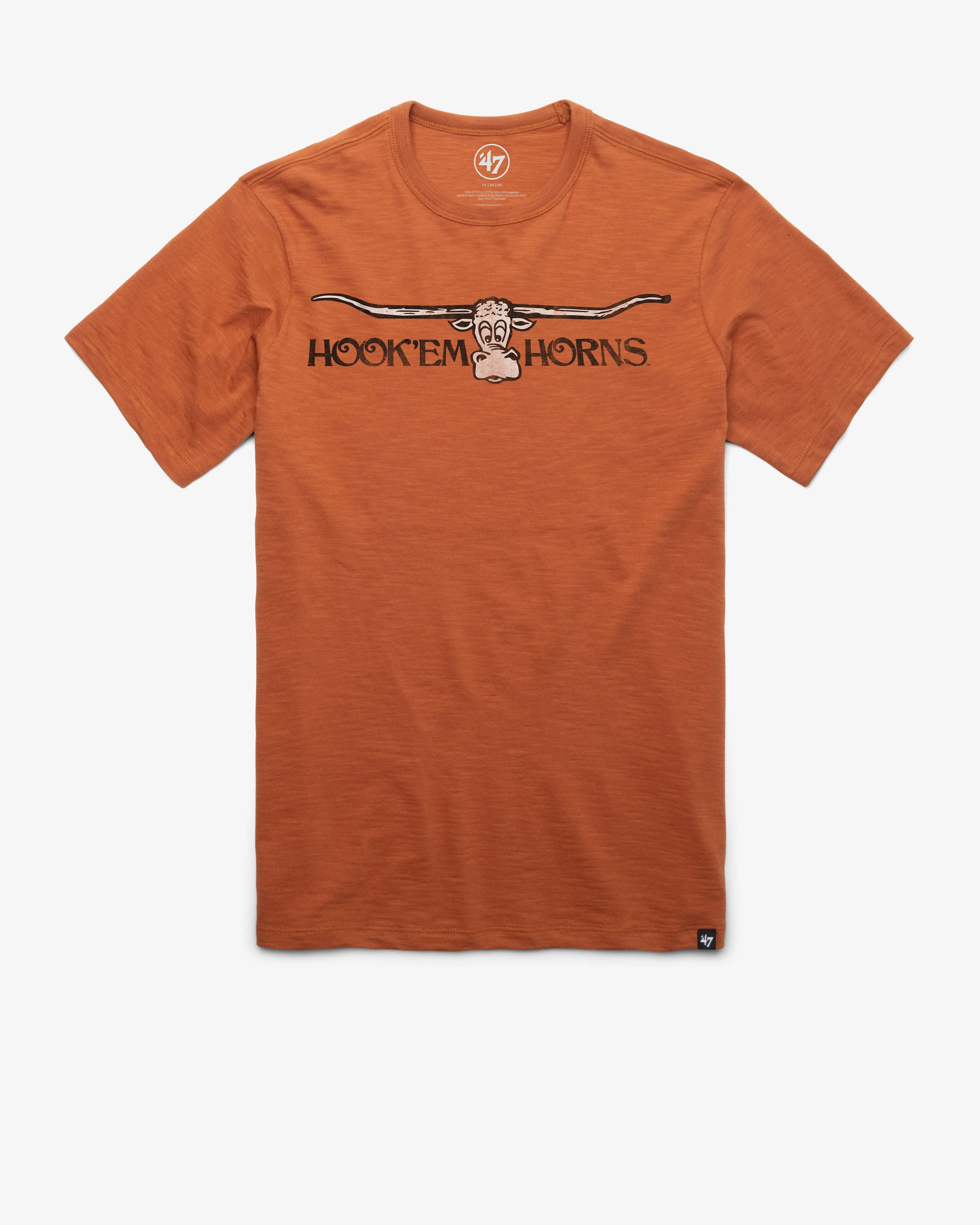 TEXAS LONGHORNS VINTAGE GRIT WORDMARK '47 SCRUM TEE sold by 47