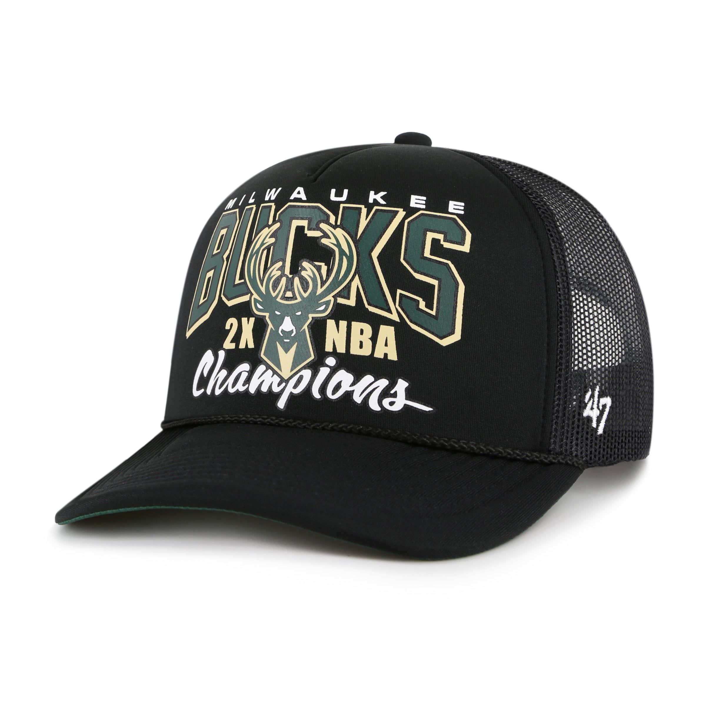 MILWAUKEE BUCKS CHAMPIONS BLACKTOP '47 TRUCKER sold by 47