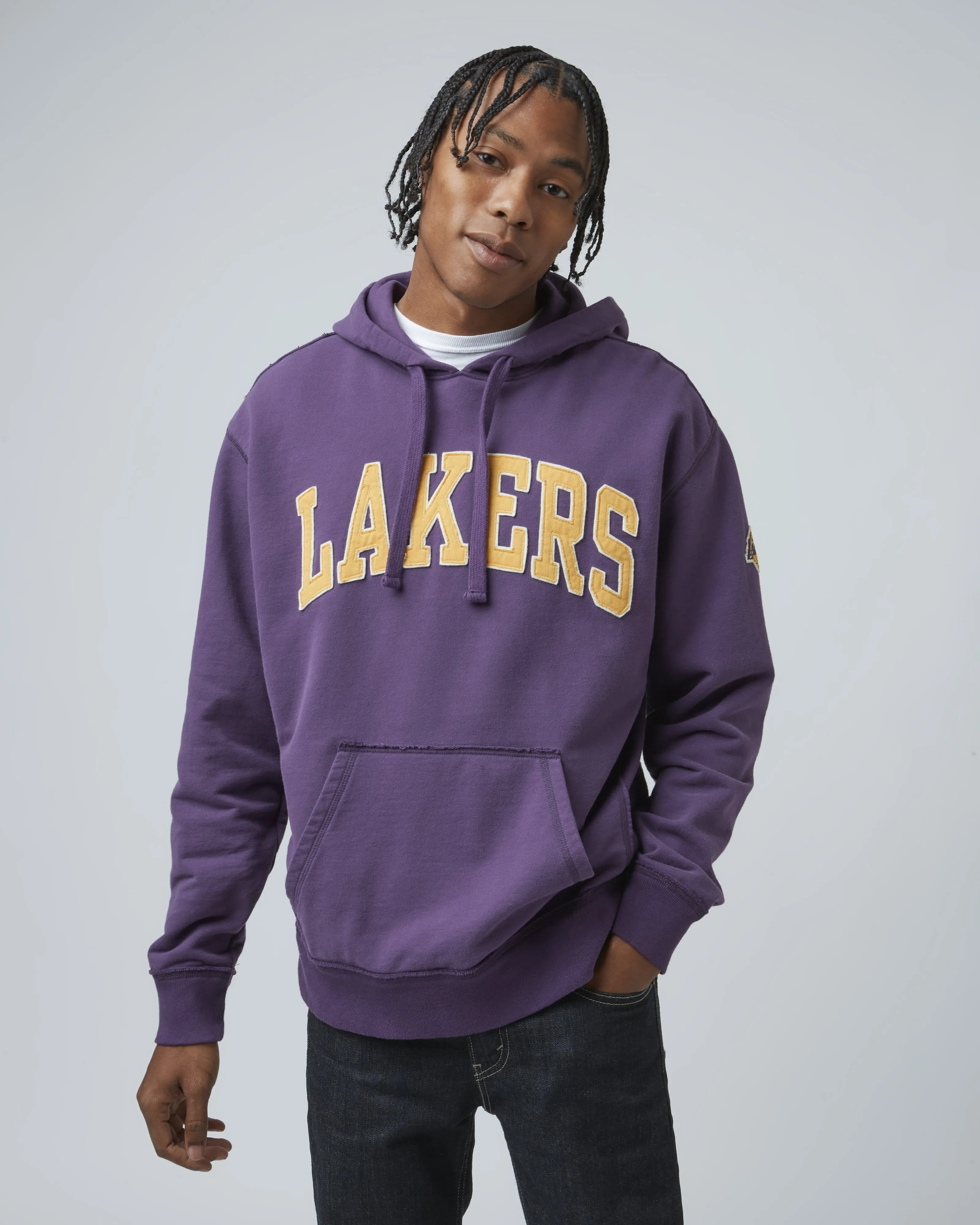 LOS ANGELES LAKERS RELIC '47 HARRIS SCRIMMAGE HOOD sold by 47 product image thumbnail 3