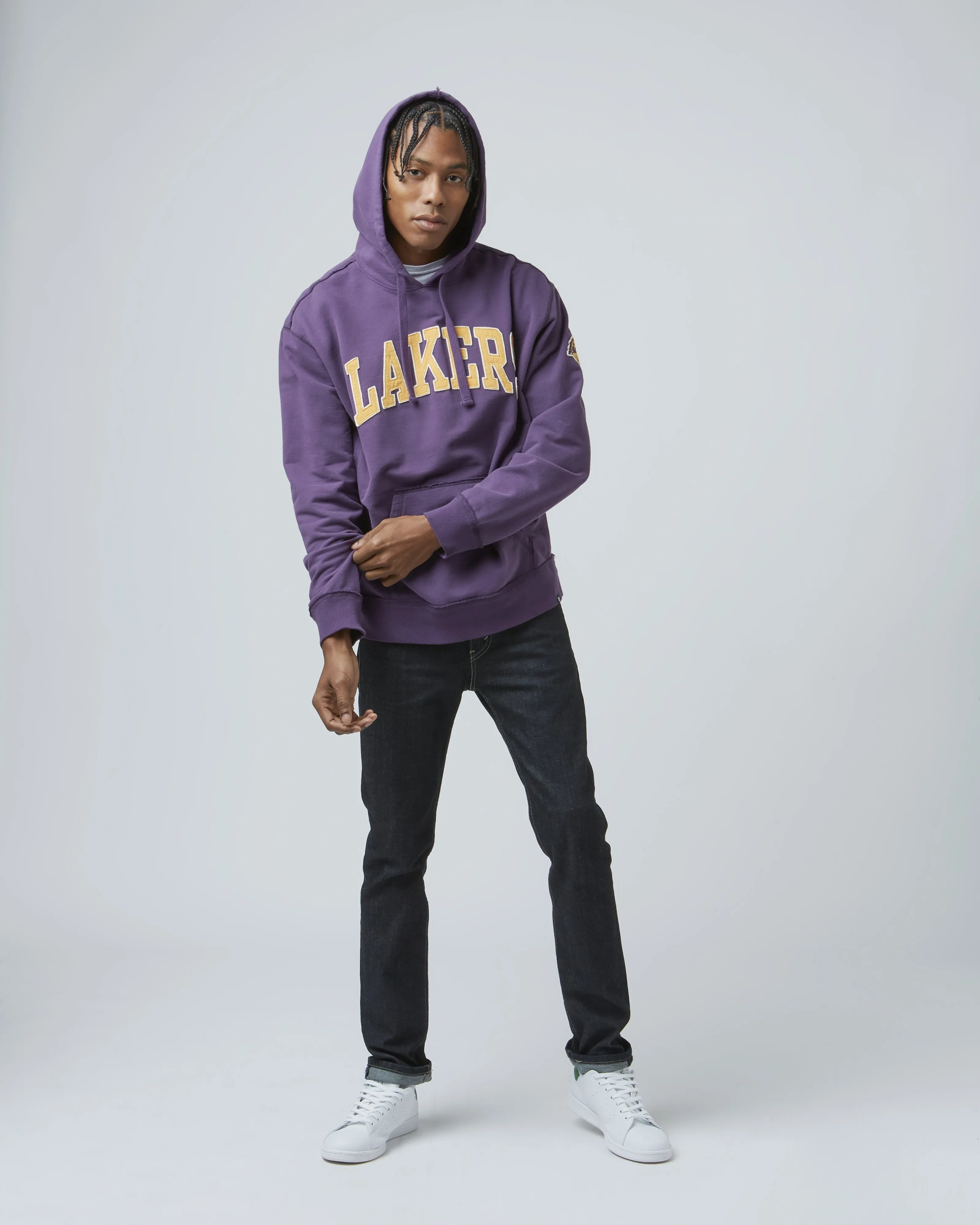 LOS ANGELES LAKERS RELIC '47 HARRIS SCRIMMAGE HOOD sold by 47 product image thumbnail 2