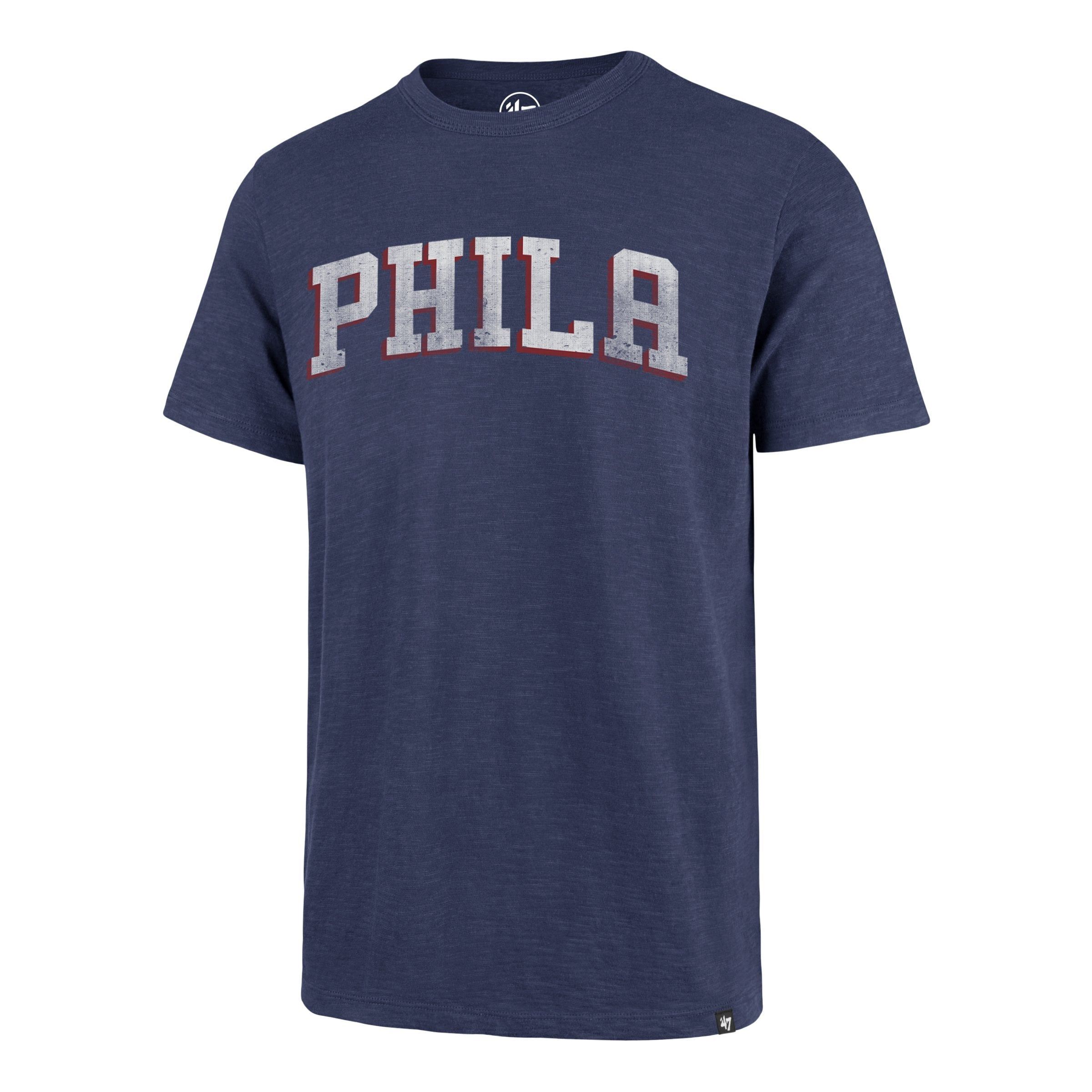 PHILADELPHIA 76ERS GRIT WORDMARK '47 SCRUM TEE sold by 47