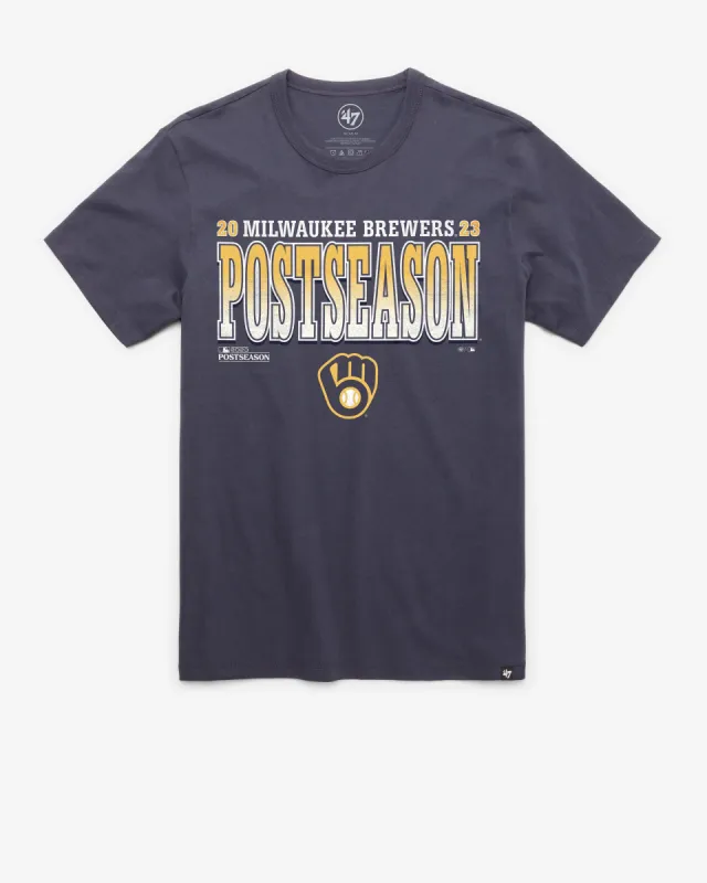 MILWAUKEE BREWERS 2023 POSTSEASON '47 FRANKLIN TEE sold by 47