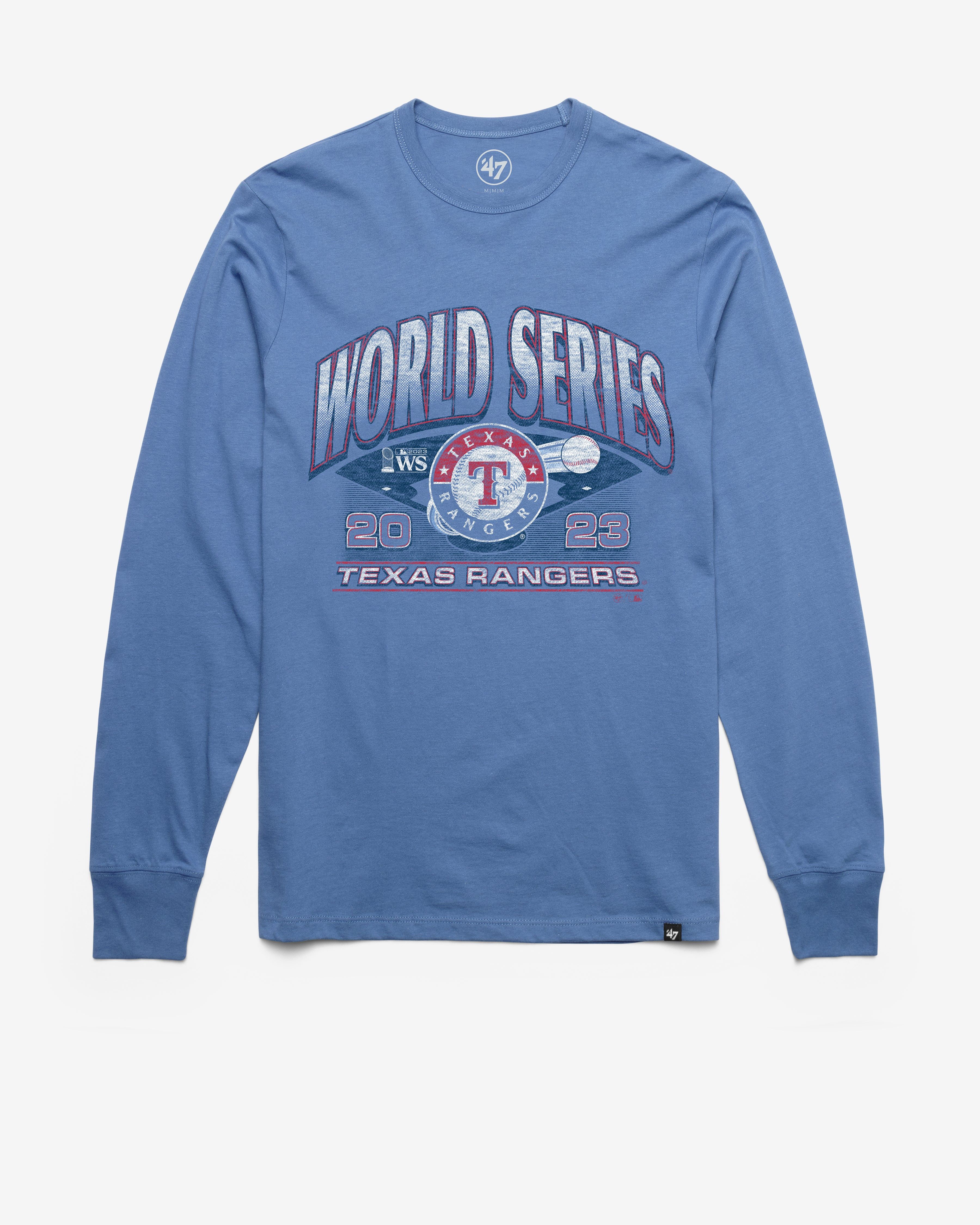 TEXAS RANGERS 2023 WORLD SERIES '47 FRANKLIN LONG SLEEVE TEE sold by 47