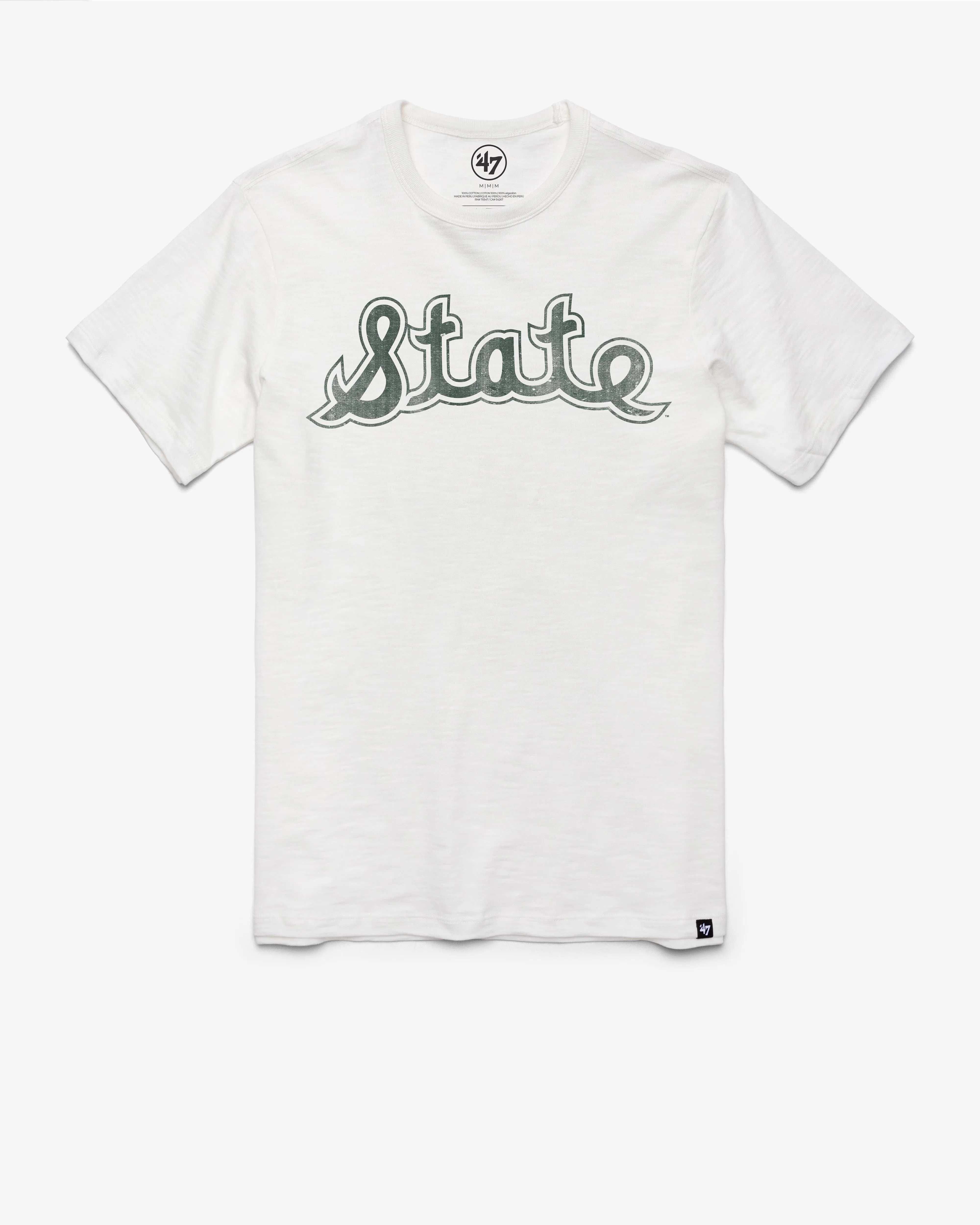 MICHIGAN STATE SPARTANS '47 VINTAGE GRIT SCRUM TEE sold by 47