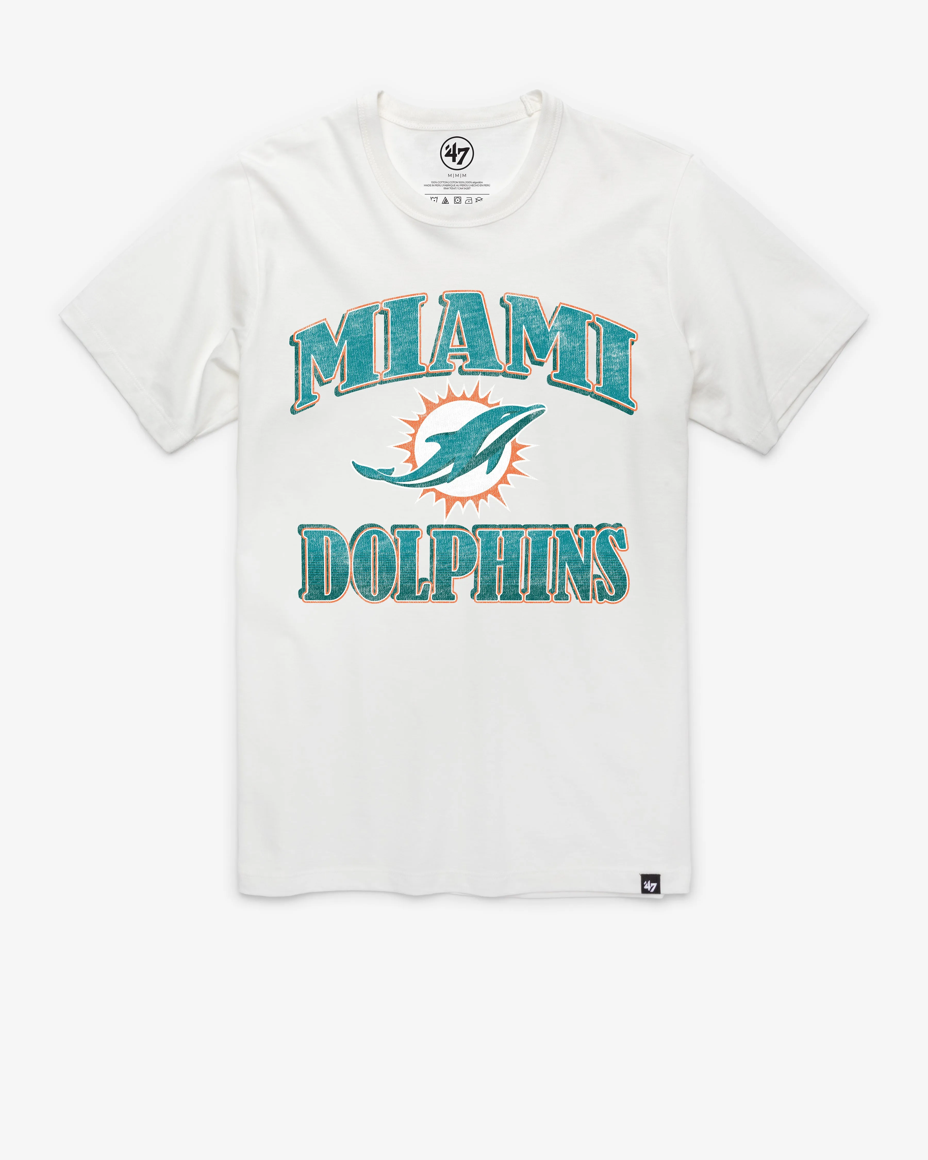 MIAMI DOLPHINS OVERRUN '47 FRANKLIN TEE sold by 47