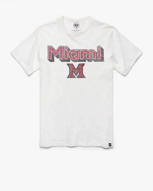 MIAMI REDHAWKS REUNION '47 SCRUM TEE sold by 47