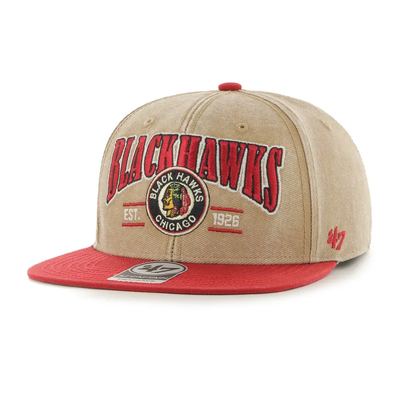 CHICAGO BLACKHAWKS VINTAGE CHILMARK '47 CAPTAIN sold by 47