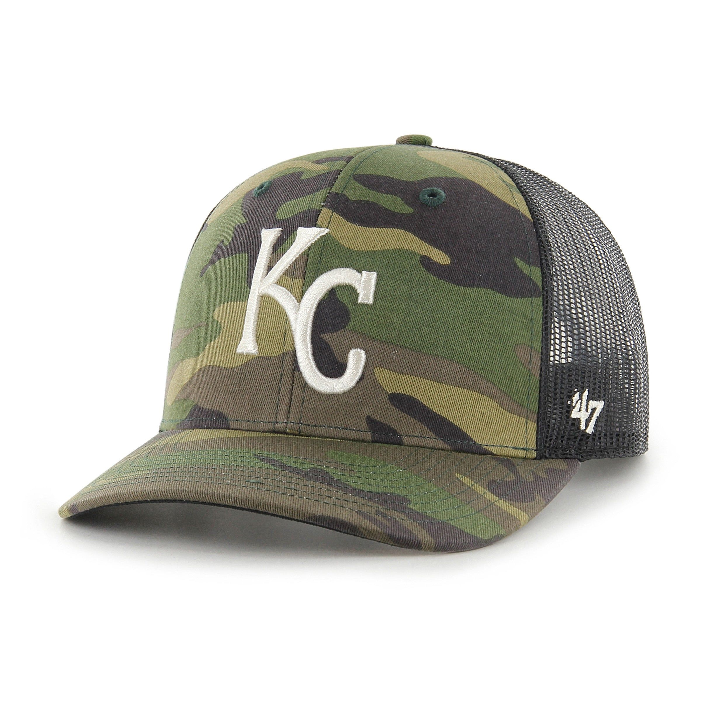 KANSAS CITY ROYALS CAMO '47 TRUCKER sold by 47
