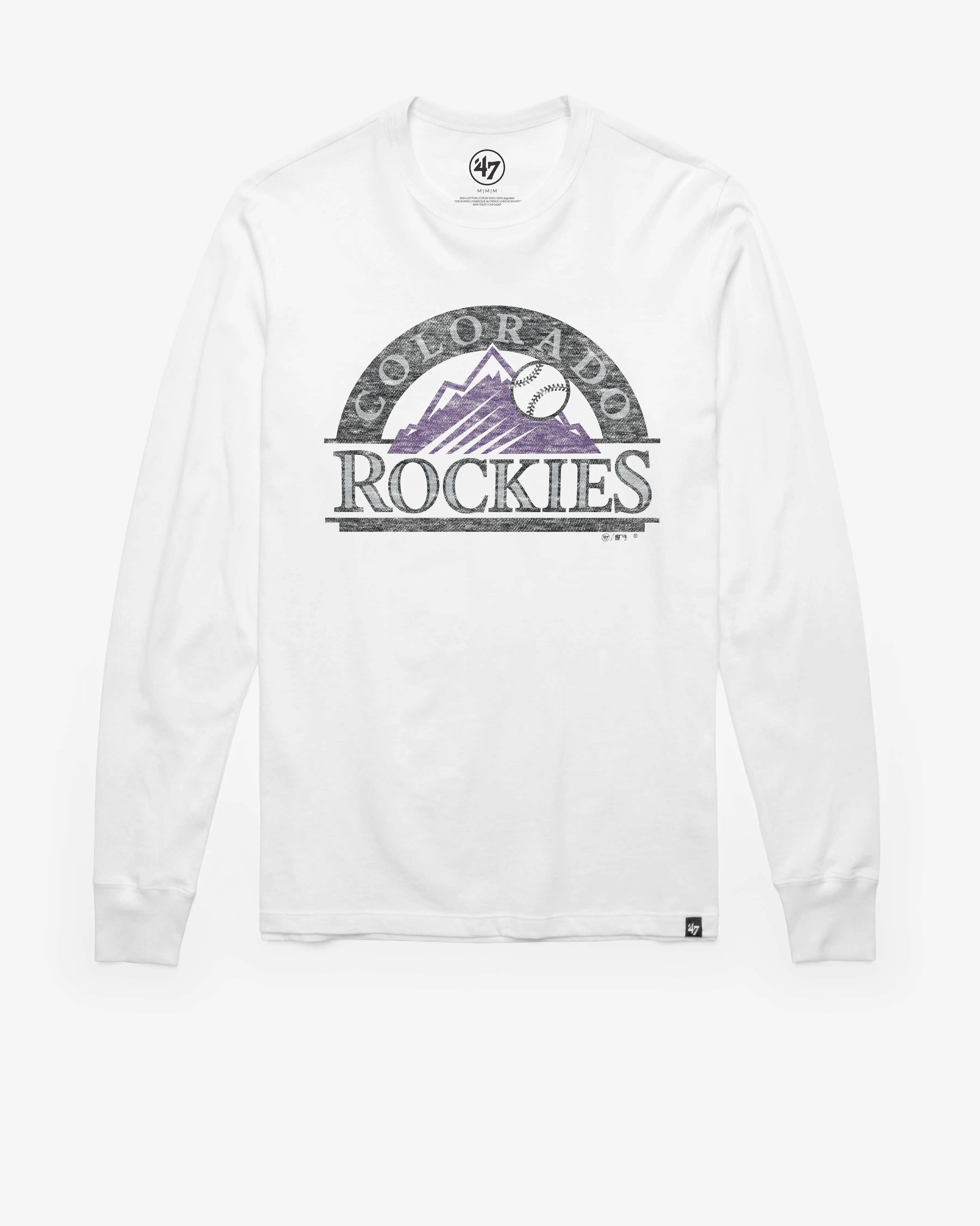 COLORADO ROCKIES PREMIER '47 FRANKLIN LONG SLEEVE TEE sold by 47