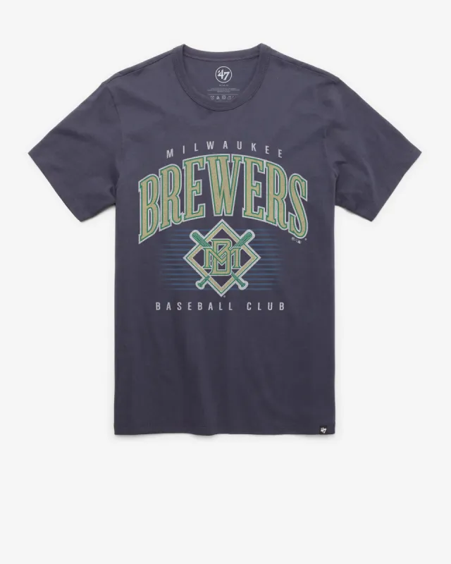 MILWAUKEE BREWERS COOPERSTOWN DOUBLE HEADER '47 FRANKLIN TEE sold by 47