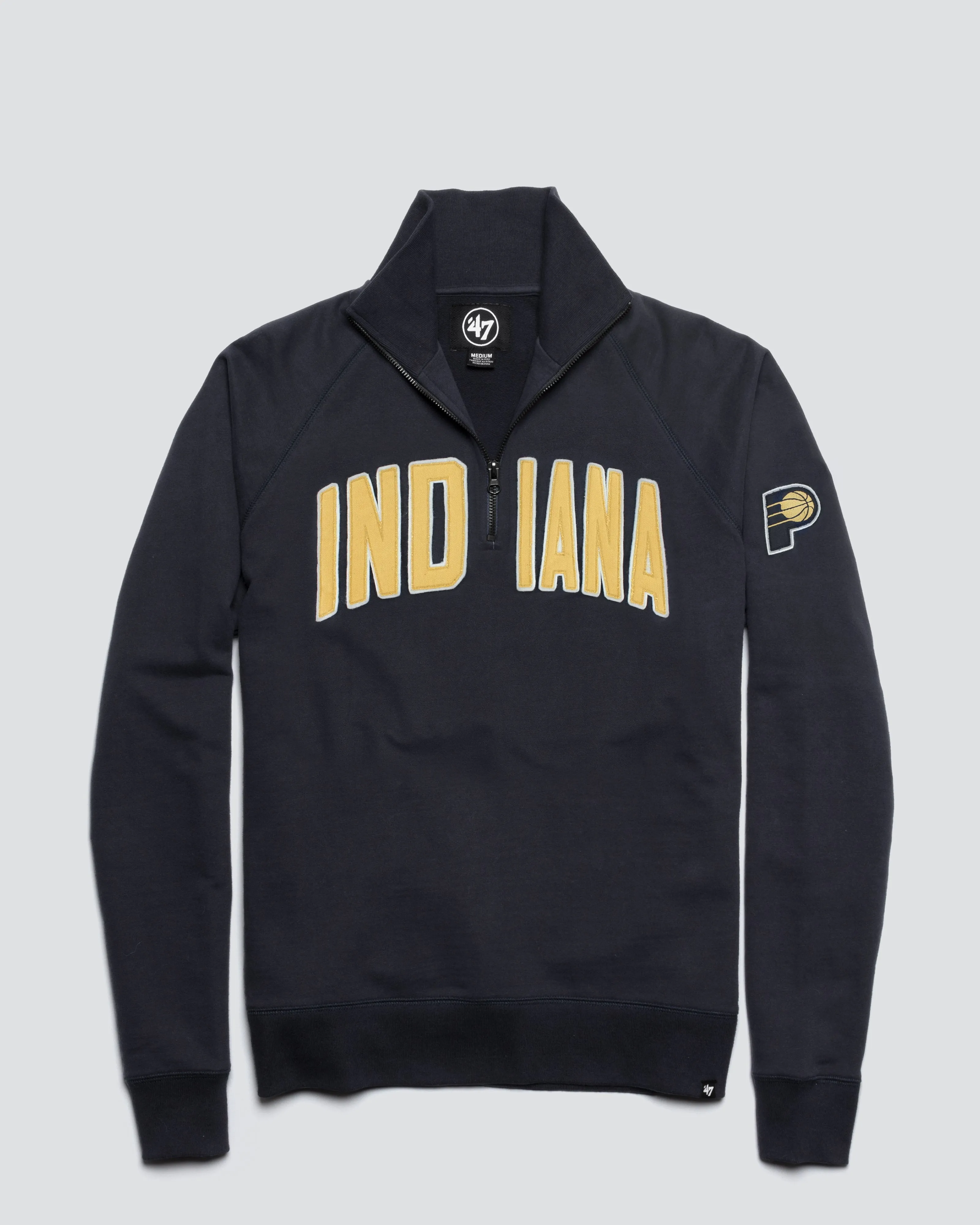 INDIANA PACERS BANKS '47 HARRIS SCRIMMAGE 1/4 ZIP sold by 47
