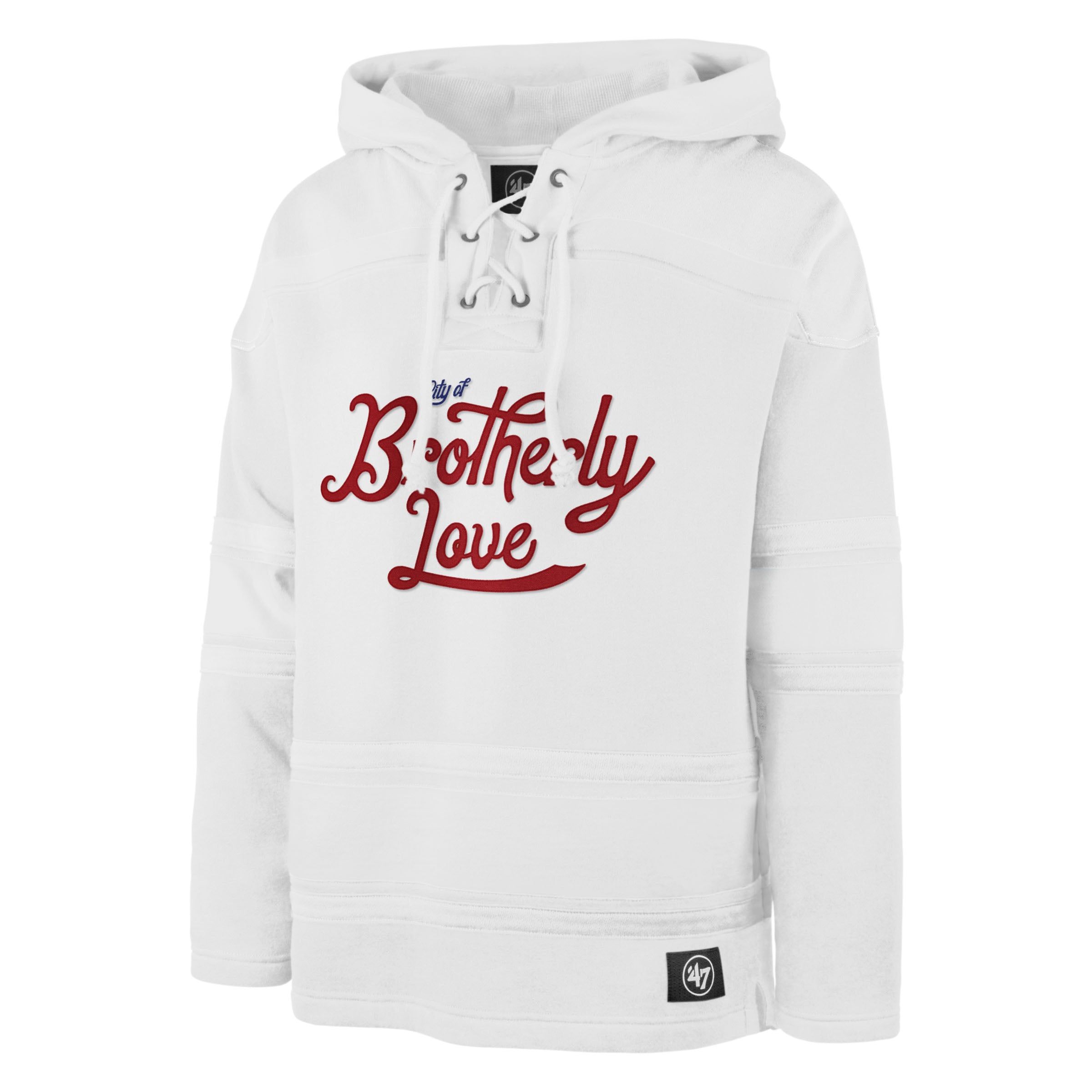 PHILADELPHIA 76ERS 23 CITY EDITION PREGAME MVP '47 LACER HOOD sold by 47