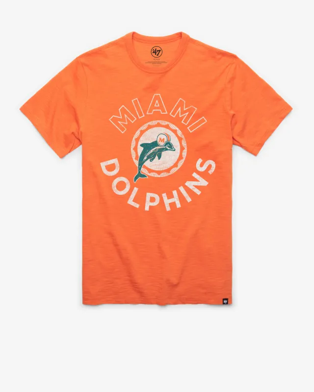 MIAMI DOLPHINS HISTORIC ROUNDED '47 SCRUM TEE sold by 47