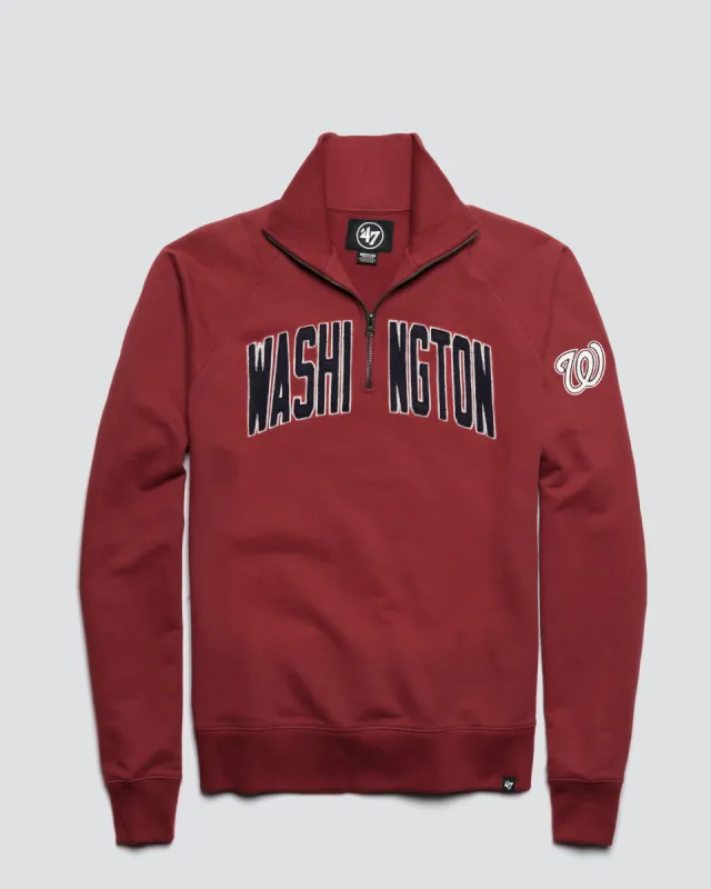 WASHINGTON NATIONALS BANKS '47 HARRIS SCRIMMAGE 1/4 ZIP sold by 47