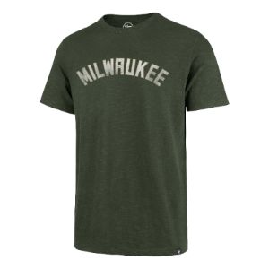 MILWAUKEE BUCKS GRIT WORDMARK '47 SCRUM TEE sold by 47