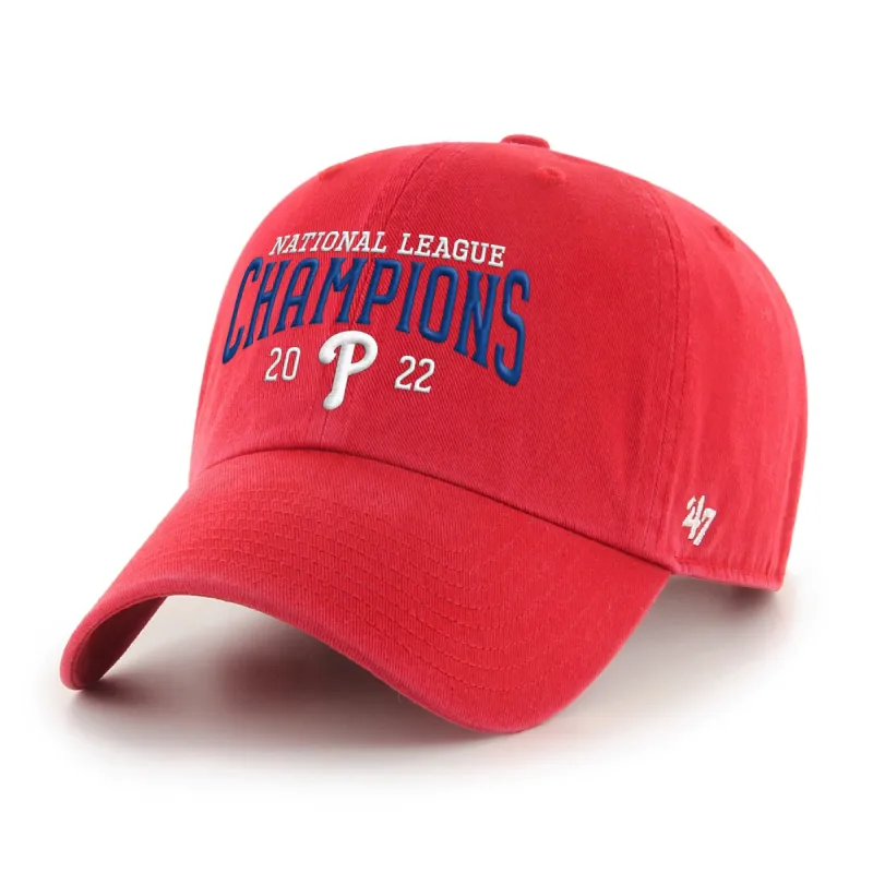PHILADELPHIA PHILLIES 2022 NATIONAL LEAGUE CHAMPS '47 CLEAN UP sold by 47