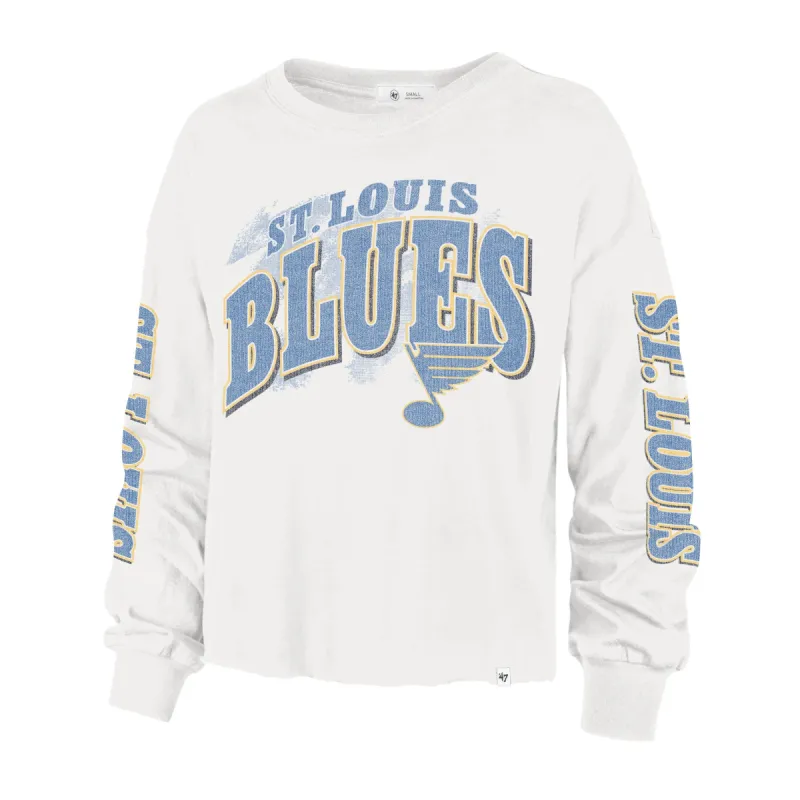 ST. LOUIS BLUES VINTAGE BRUSH BACK '47 PARKWAY LONG SLEEVE WOMENS sold by 47