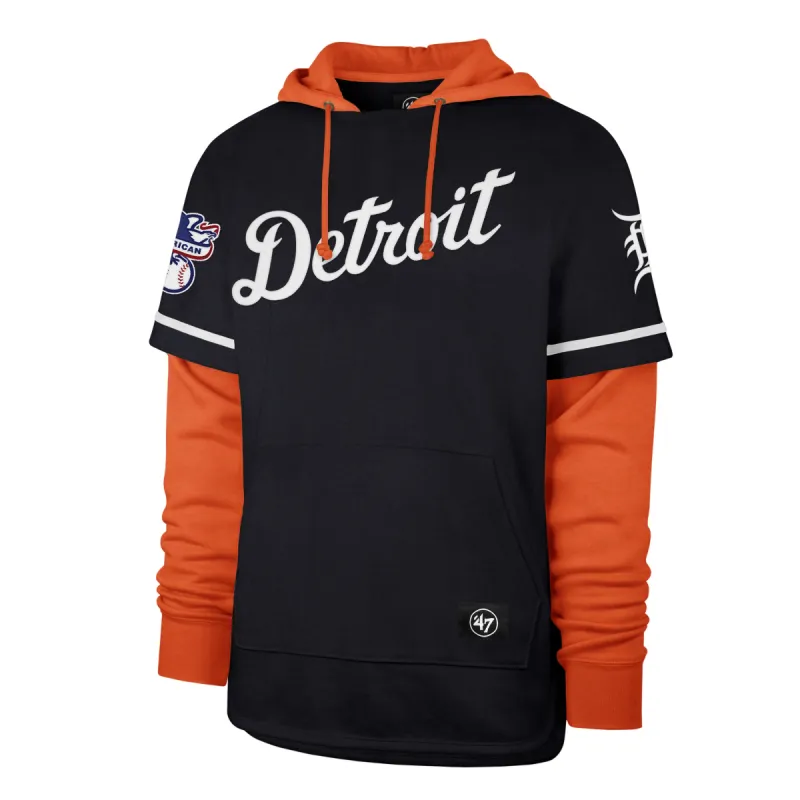 DETROIT TIGERS TRIFECTA '47 SHORTSTOP PULLOVER HOOD made by 47