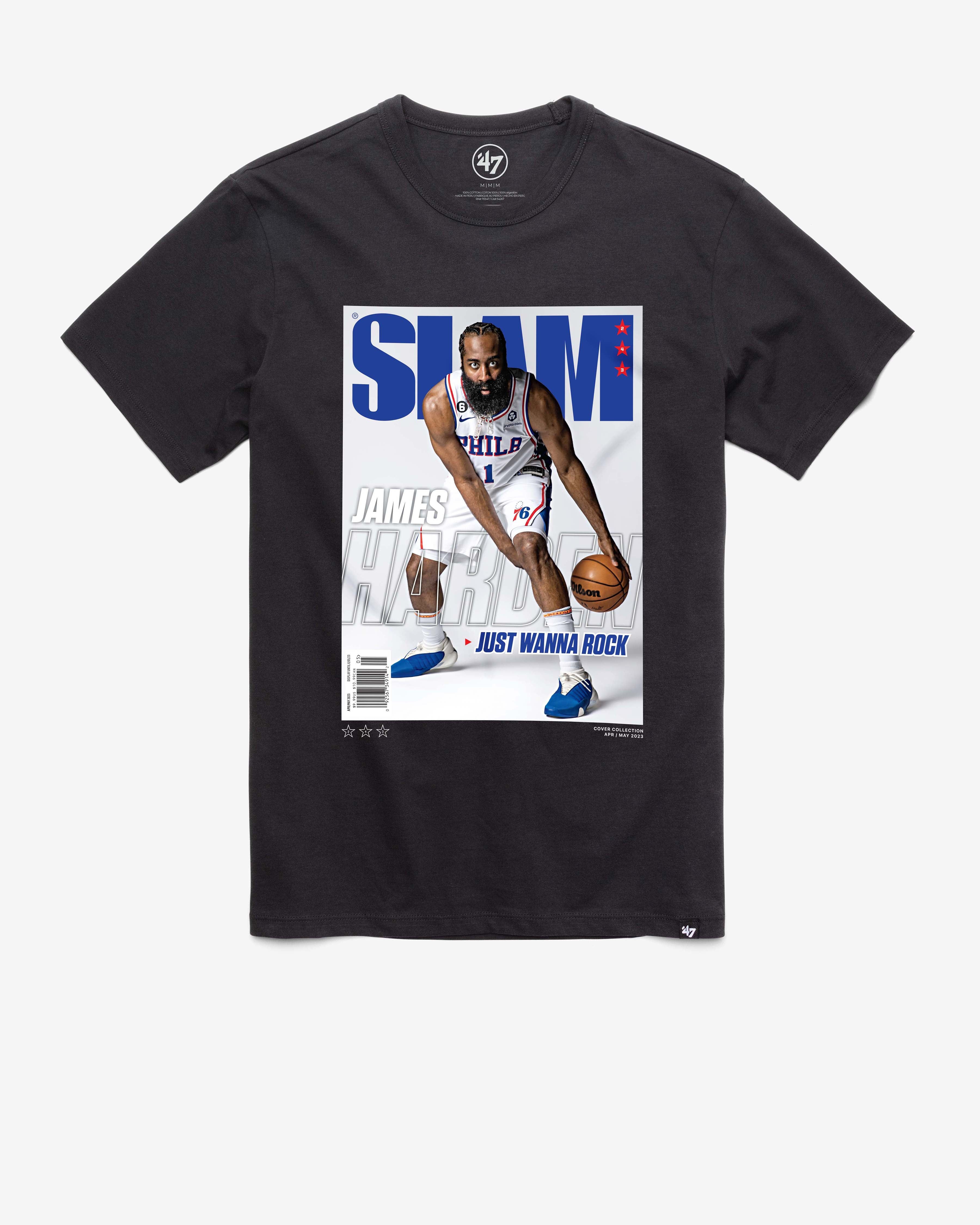 PHILADELPHIA 76ERS PLAYER SLAM '47 FRANKLIN TEE sold by 47