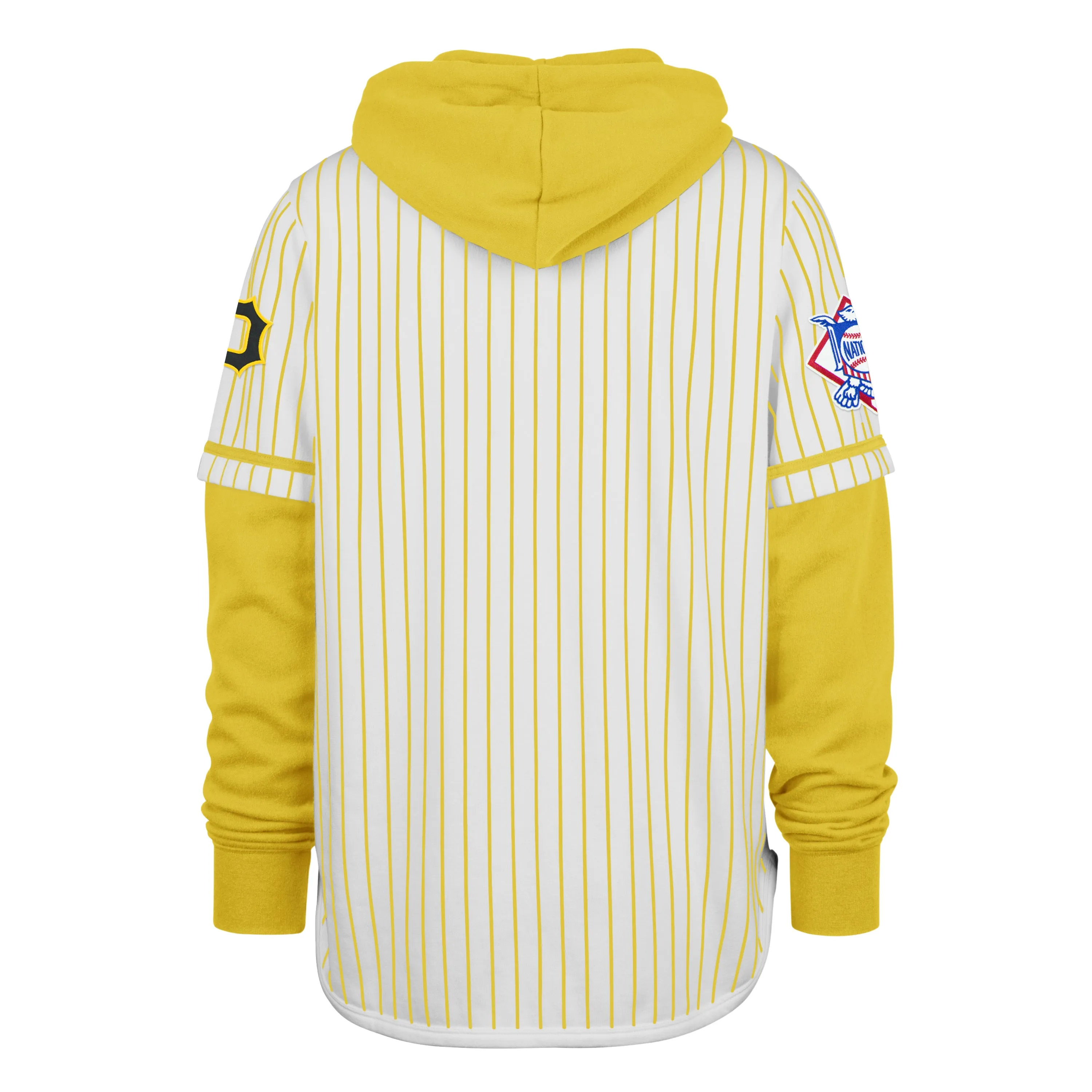 PITTSBURGH PIRATES COOPERSTOWN PINSTRIPE DOUBLE HEADER '47 SHORTSTOP PULLOVER HOOD sold by 47 product image thumbnail 2