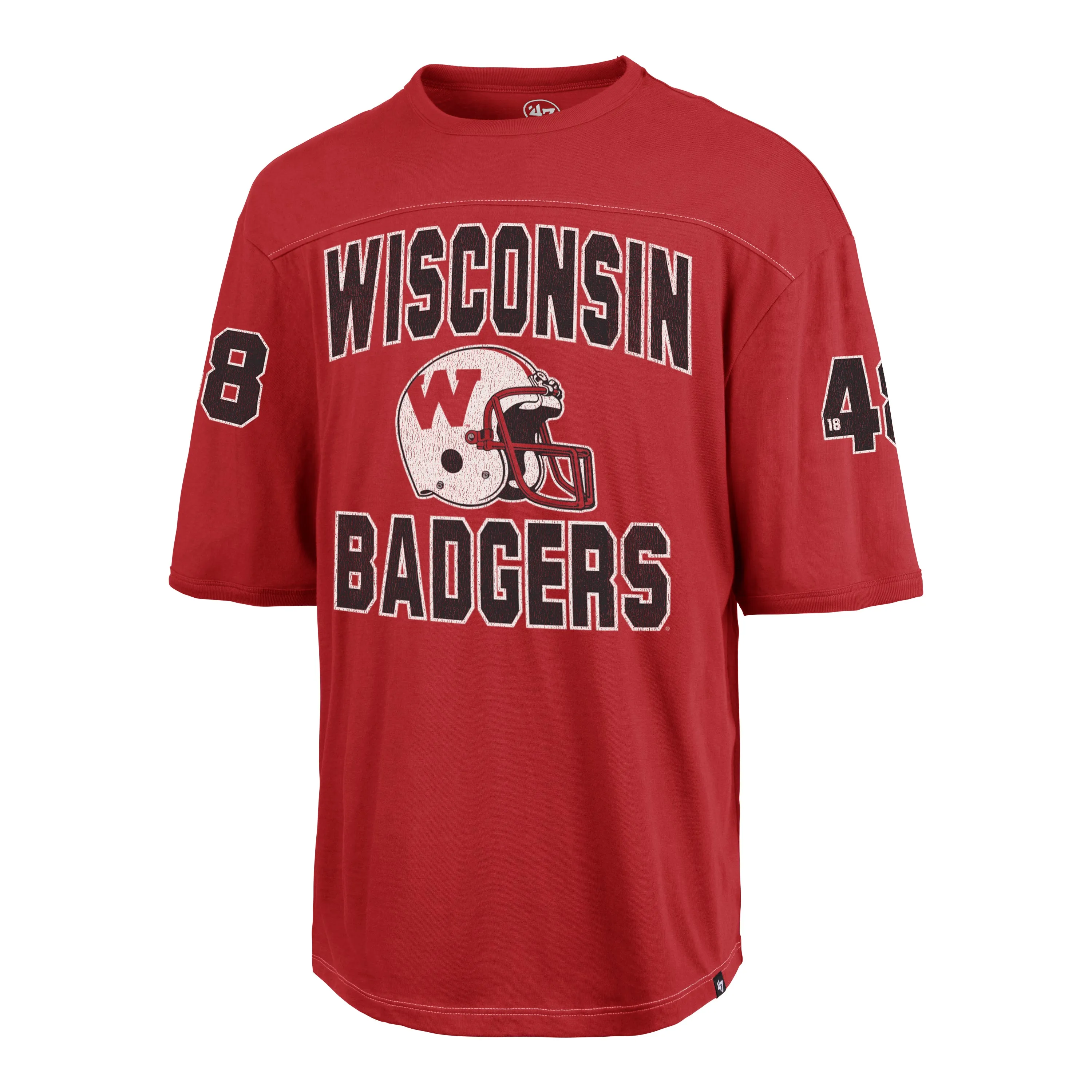 WISCONSIN BADGERS GRIDIRON RUSH '47 BRIGHTON TEE sold by 47