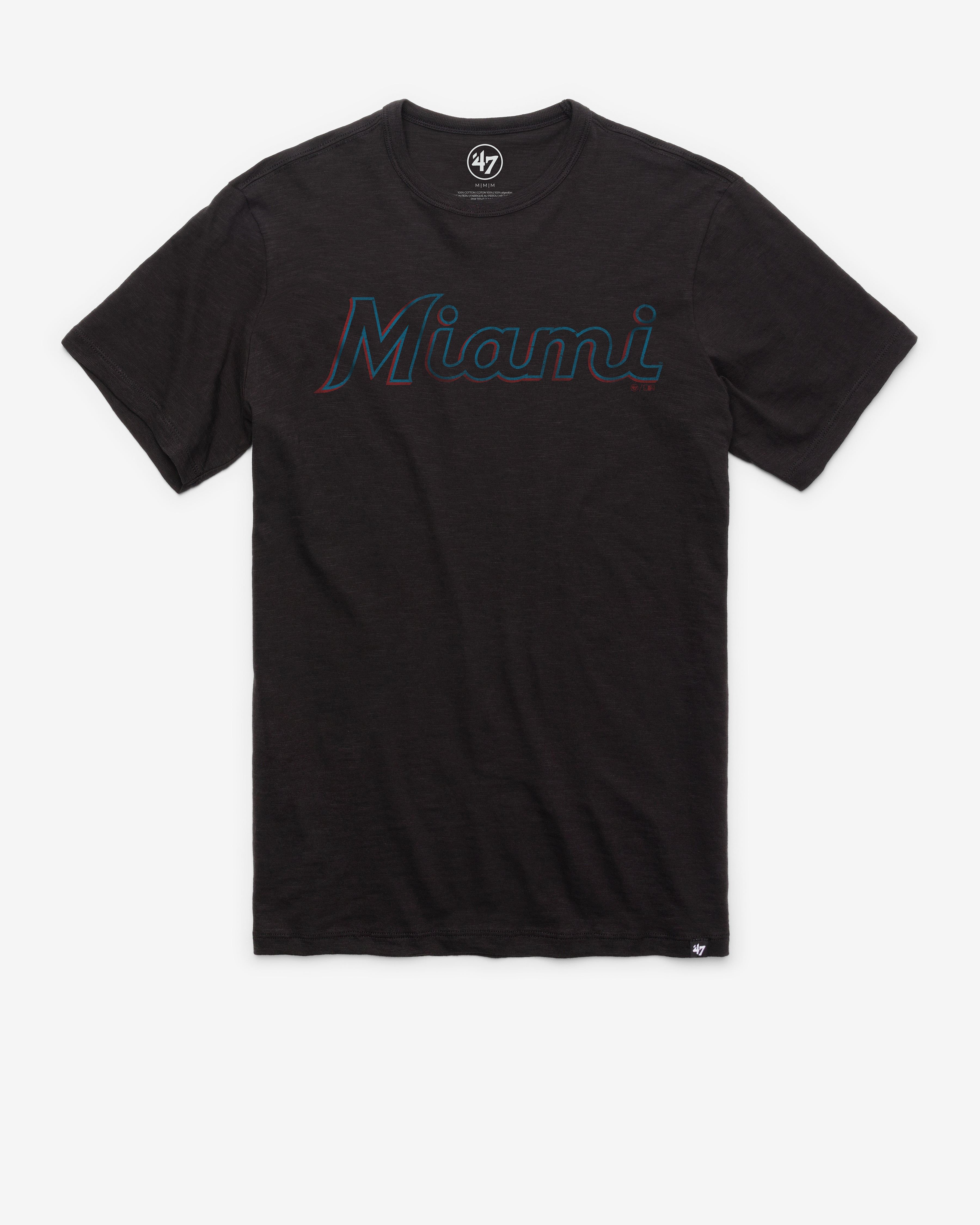 MIAMI MARLINS GRIT WORDMARK '47 SCRUM TEE sold by 47
