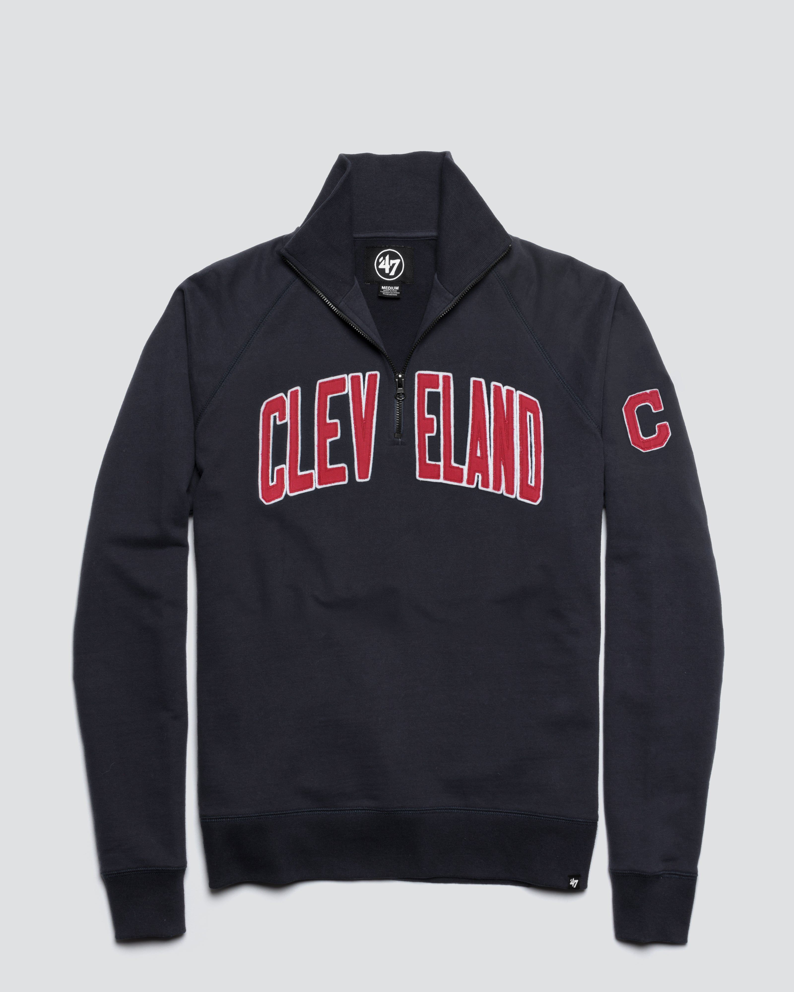 CLEVELAND GUARDIANS BANKS '47 HARRIS SCRIMMAGE 1/4 ZIP sold by 47