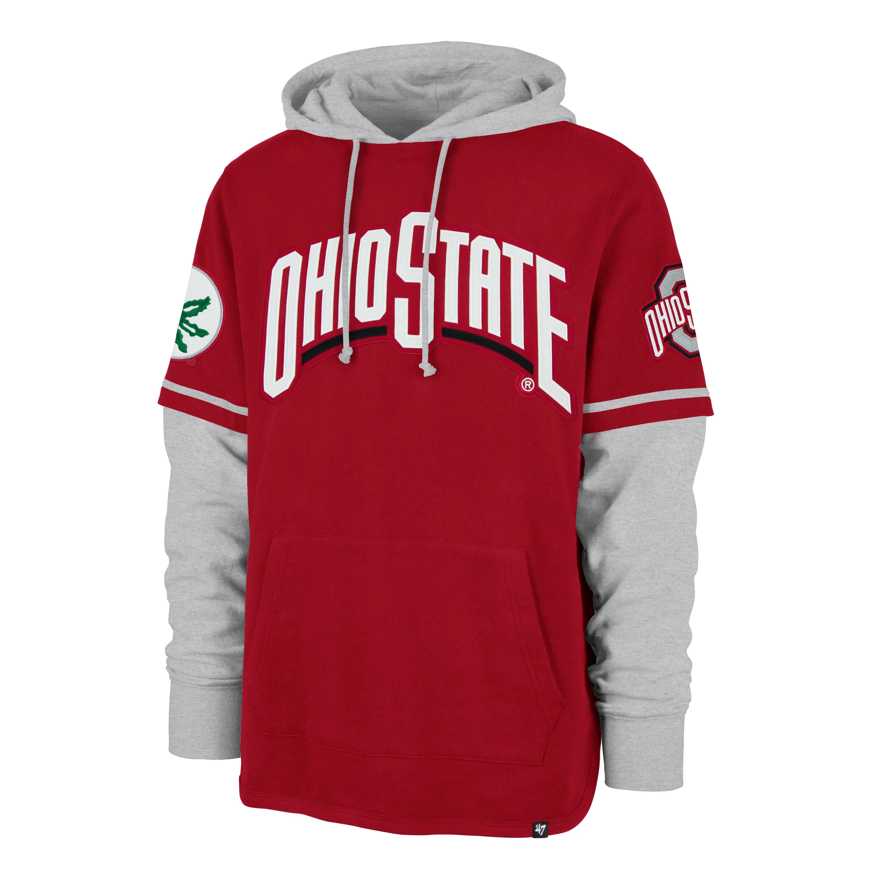 OHIO STATE BUCKEYES TRIFECTA '47 SHORTSTOP PULLOVER HOOD sold by 47